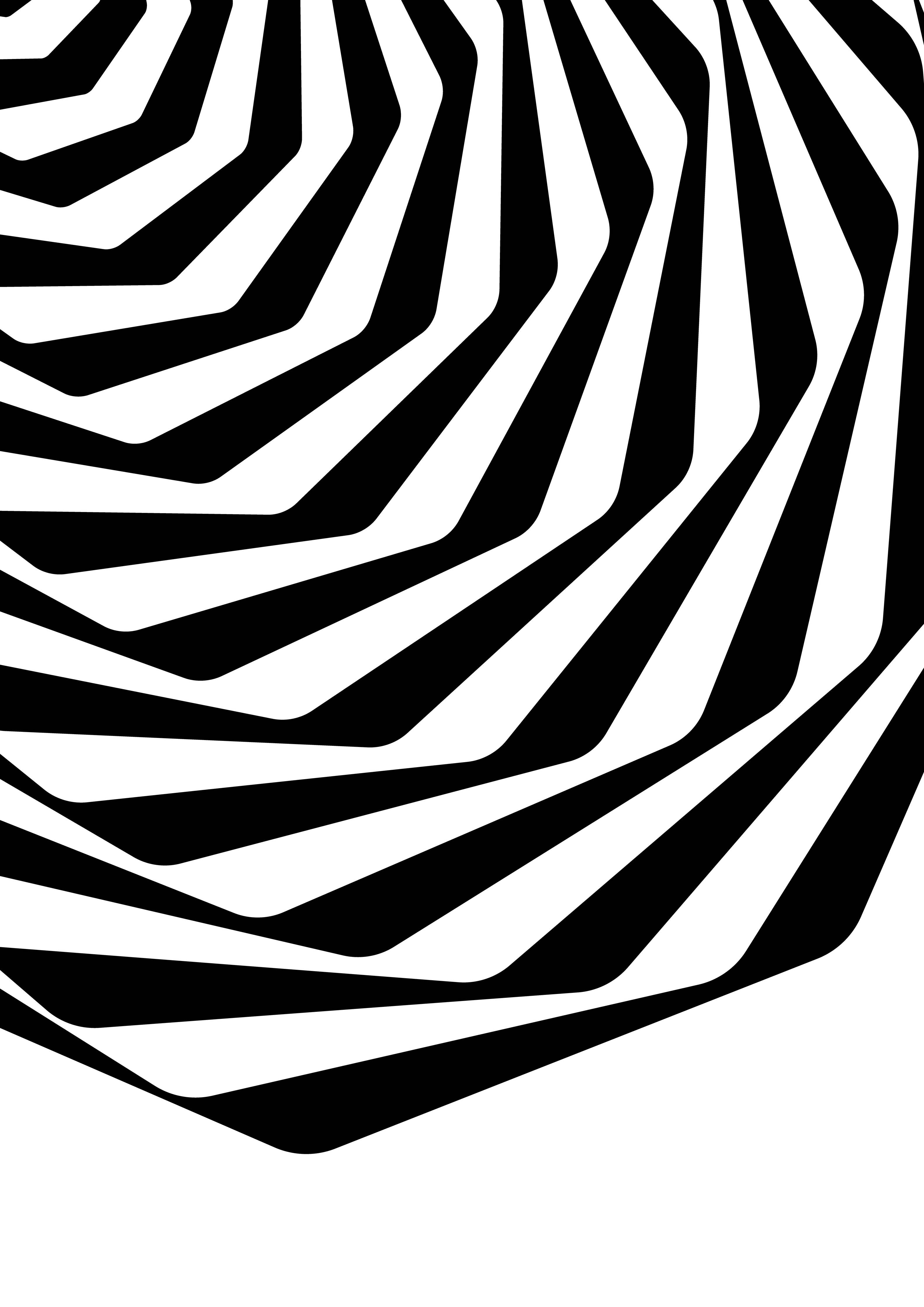 Große Wandbilder-Schwarz-Weiß-Zebrastreifen-Muster