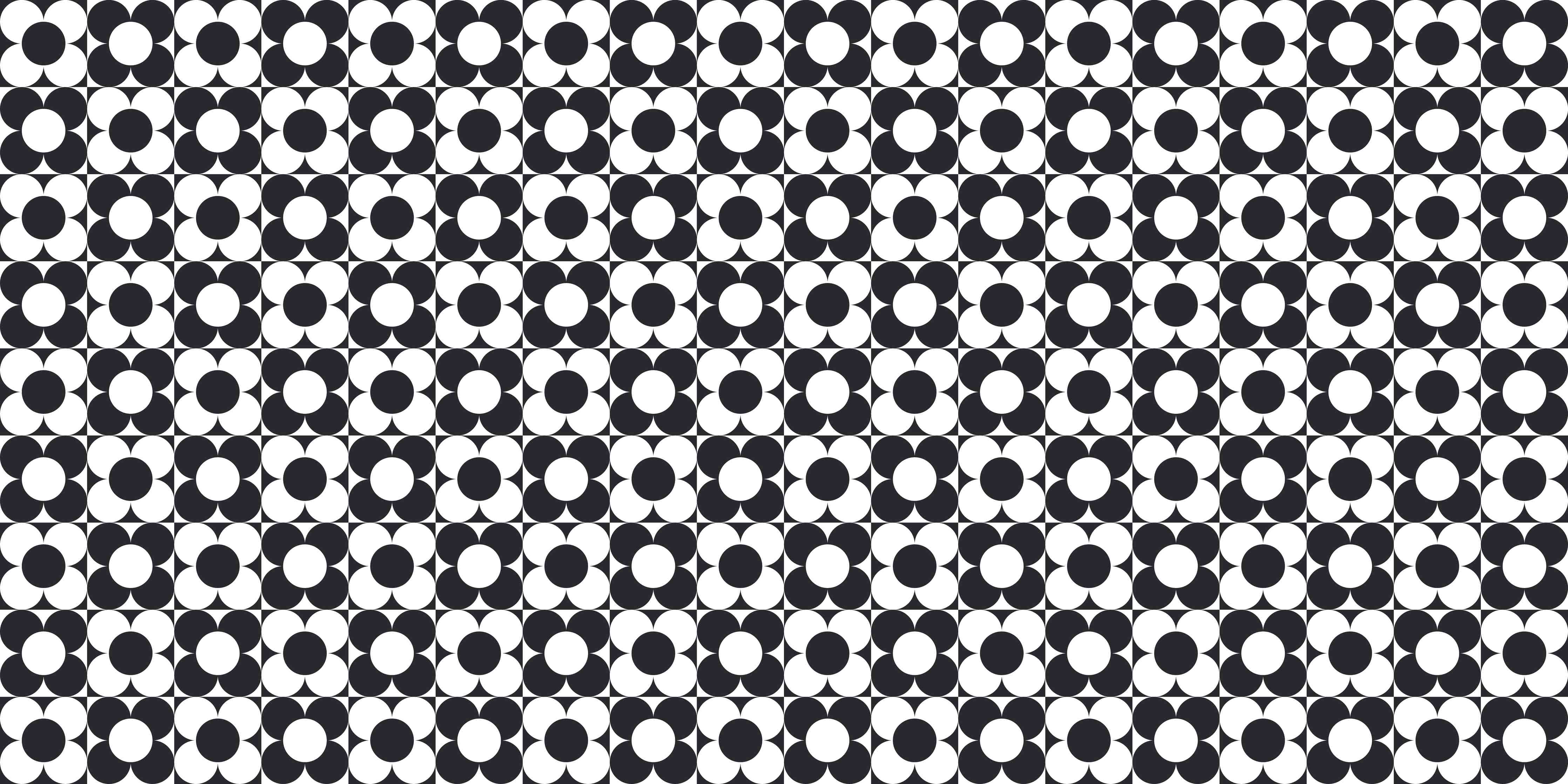 Große Wandbilder-Schwarz-Weiße geometrische Musterwandgestaltung