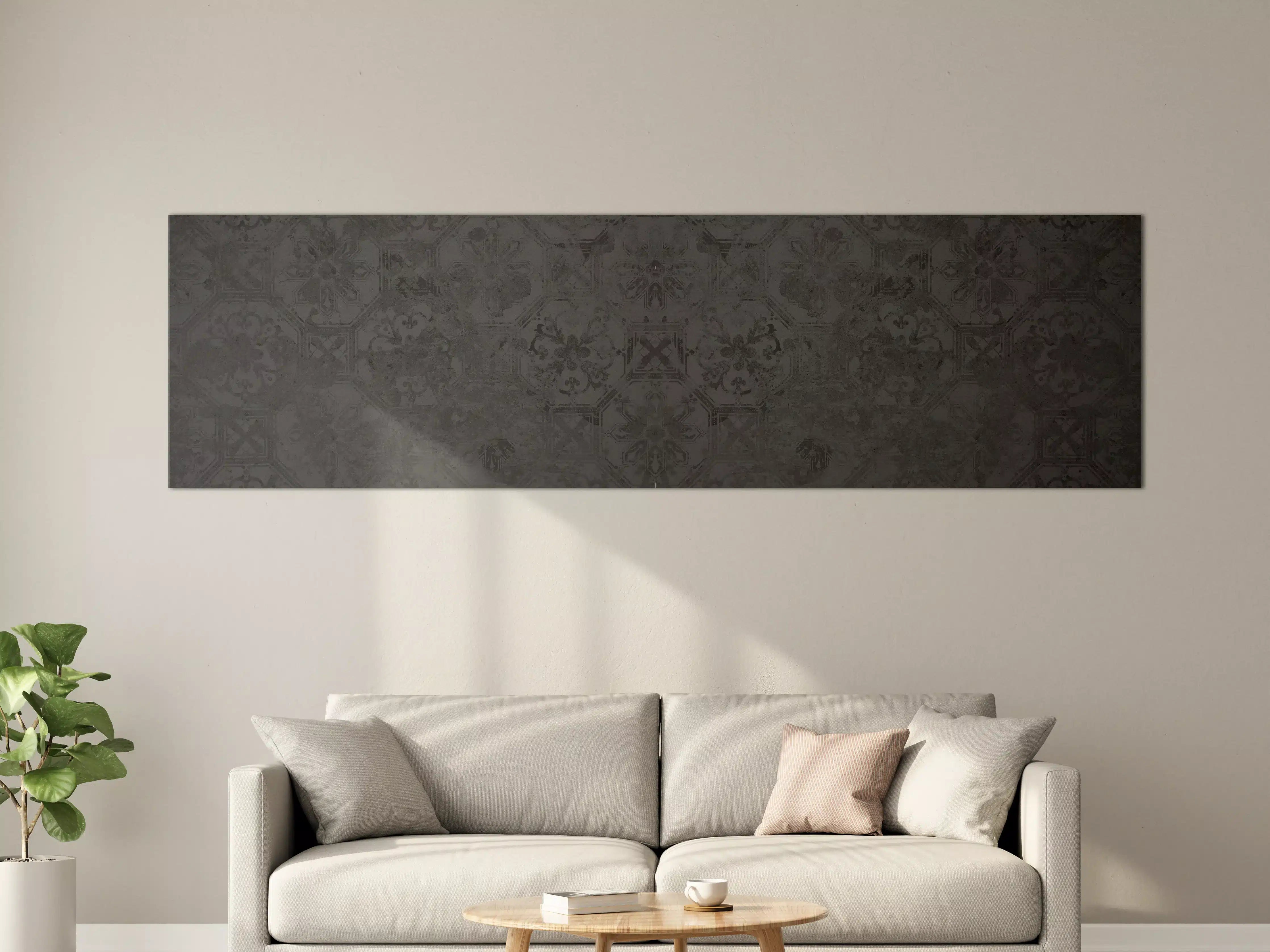 Große Wandbilder - Schwarze Keramik Motiv