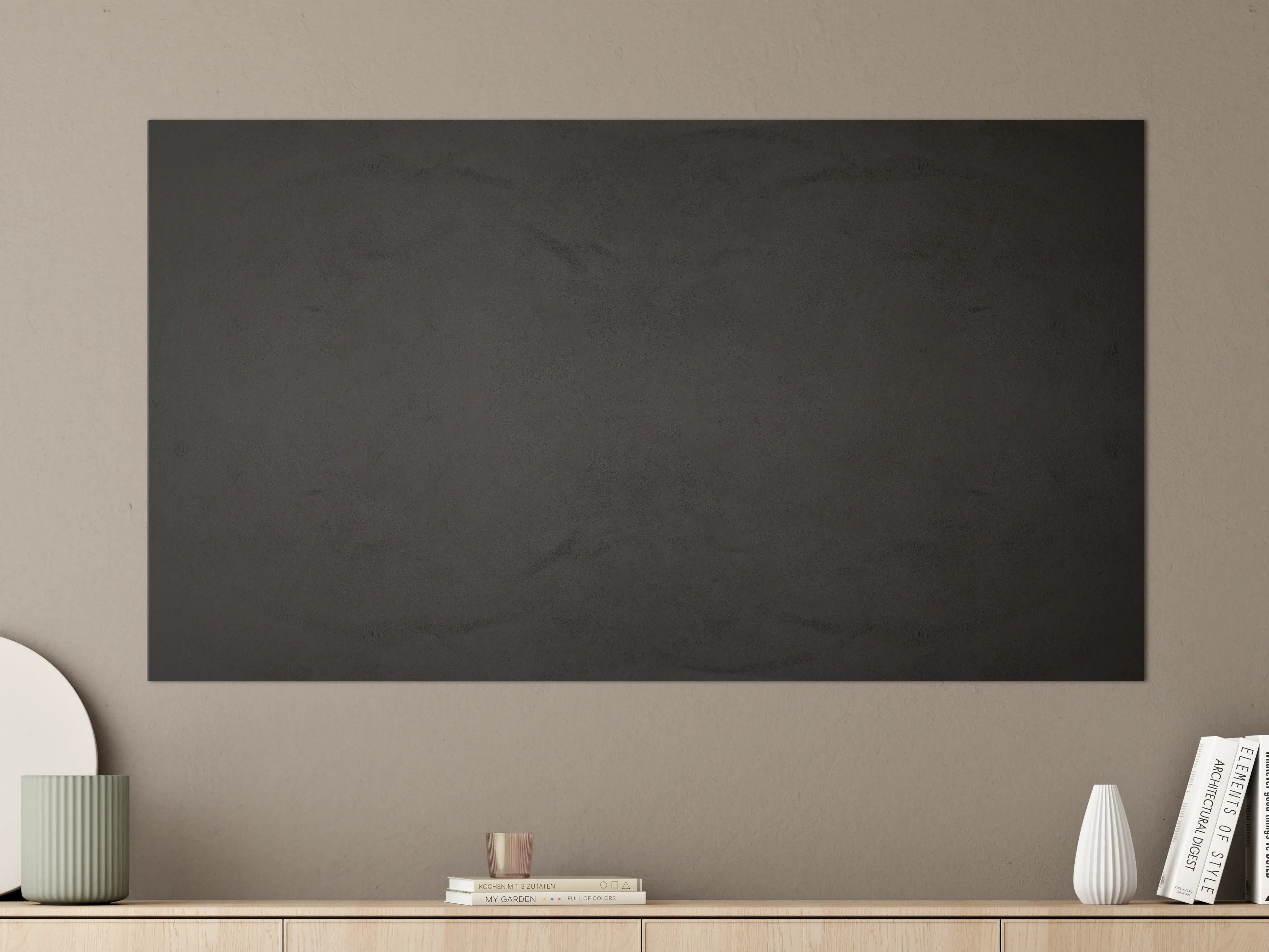 Große Wandbilder - Schwarze anthrazit Textur