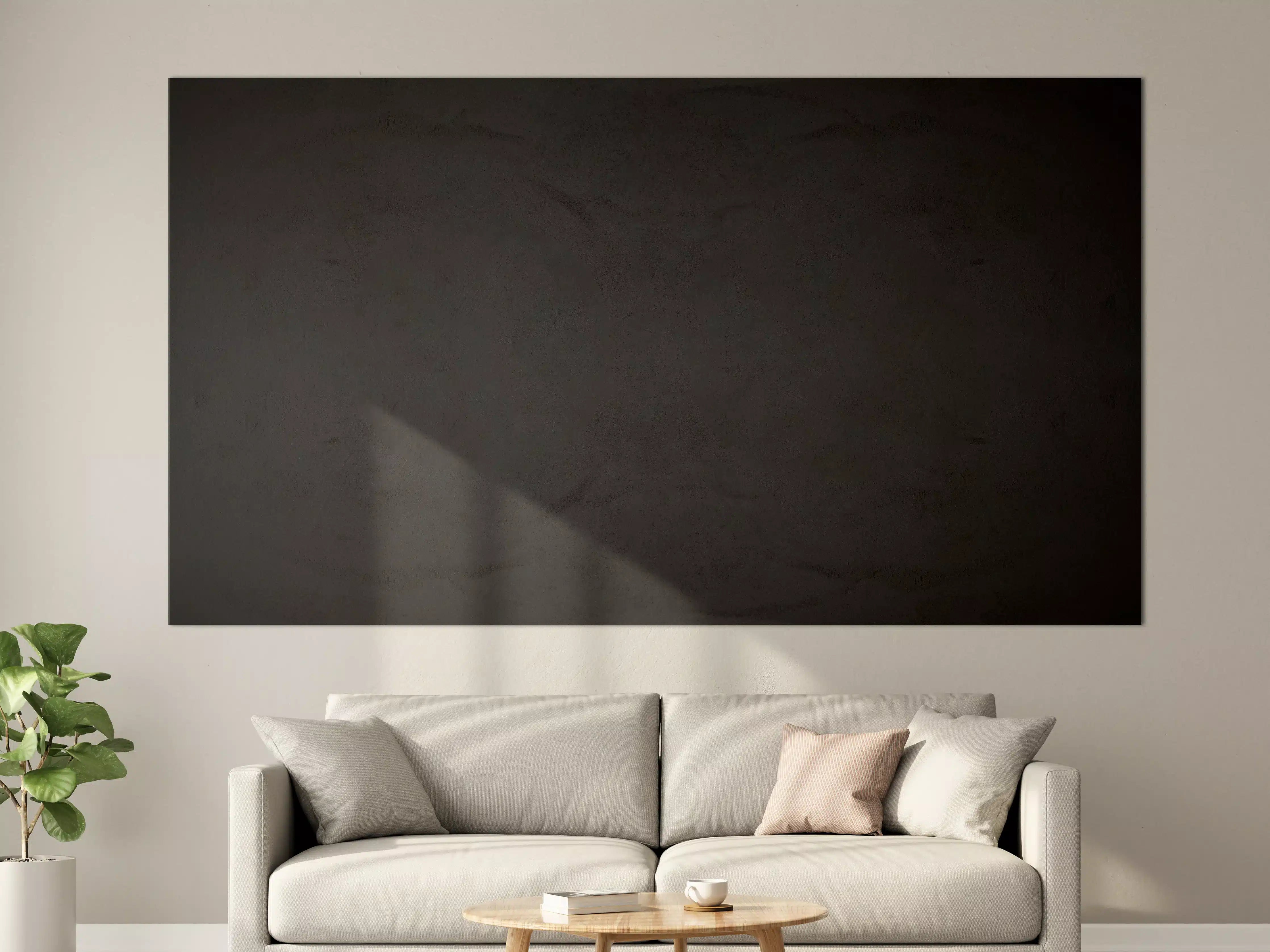 Große Wandbilder - Schwarze anthrazit Textur