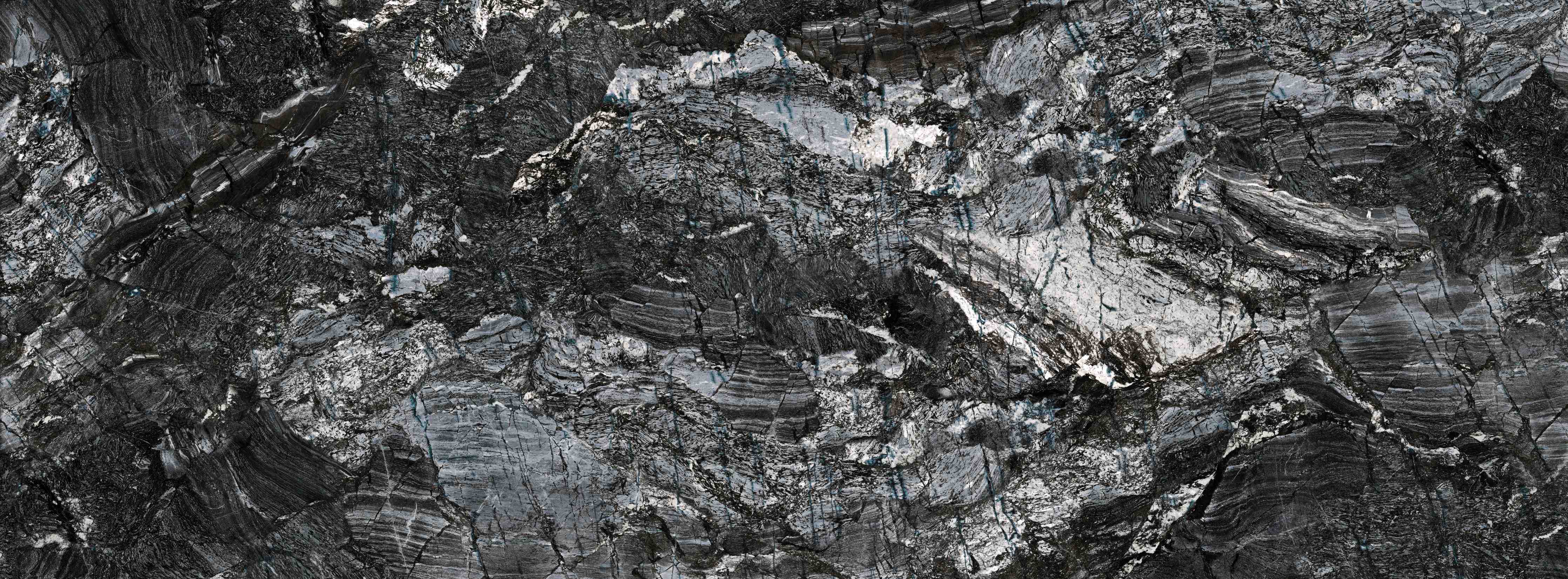 Große Wandbilder-Schwarzer Marmor - Natur
