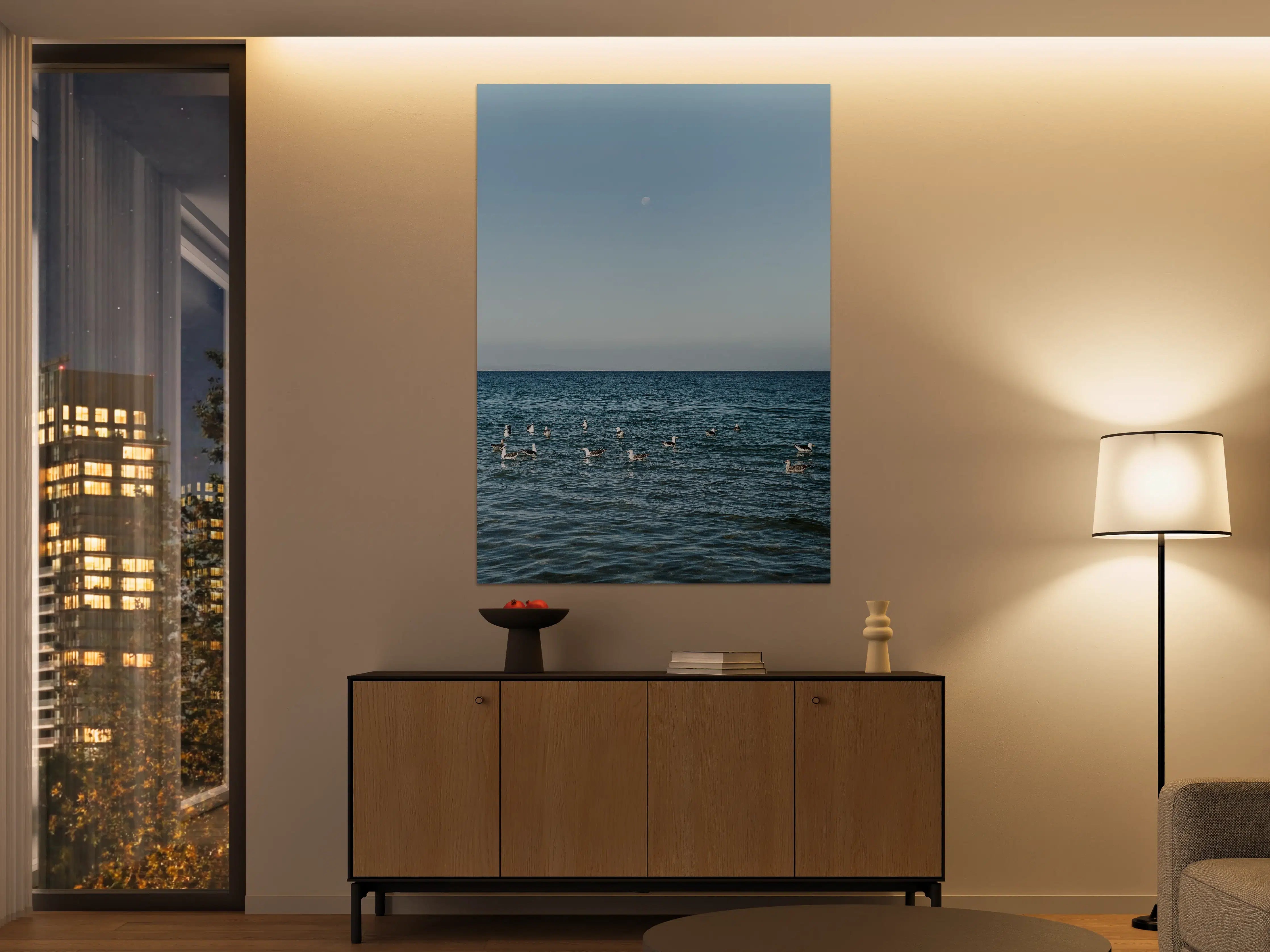 Große Wandbilder - Serene Beach Seascape