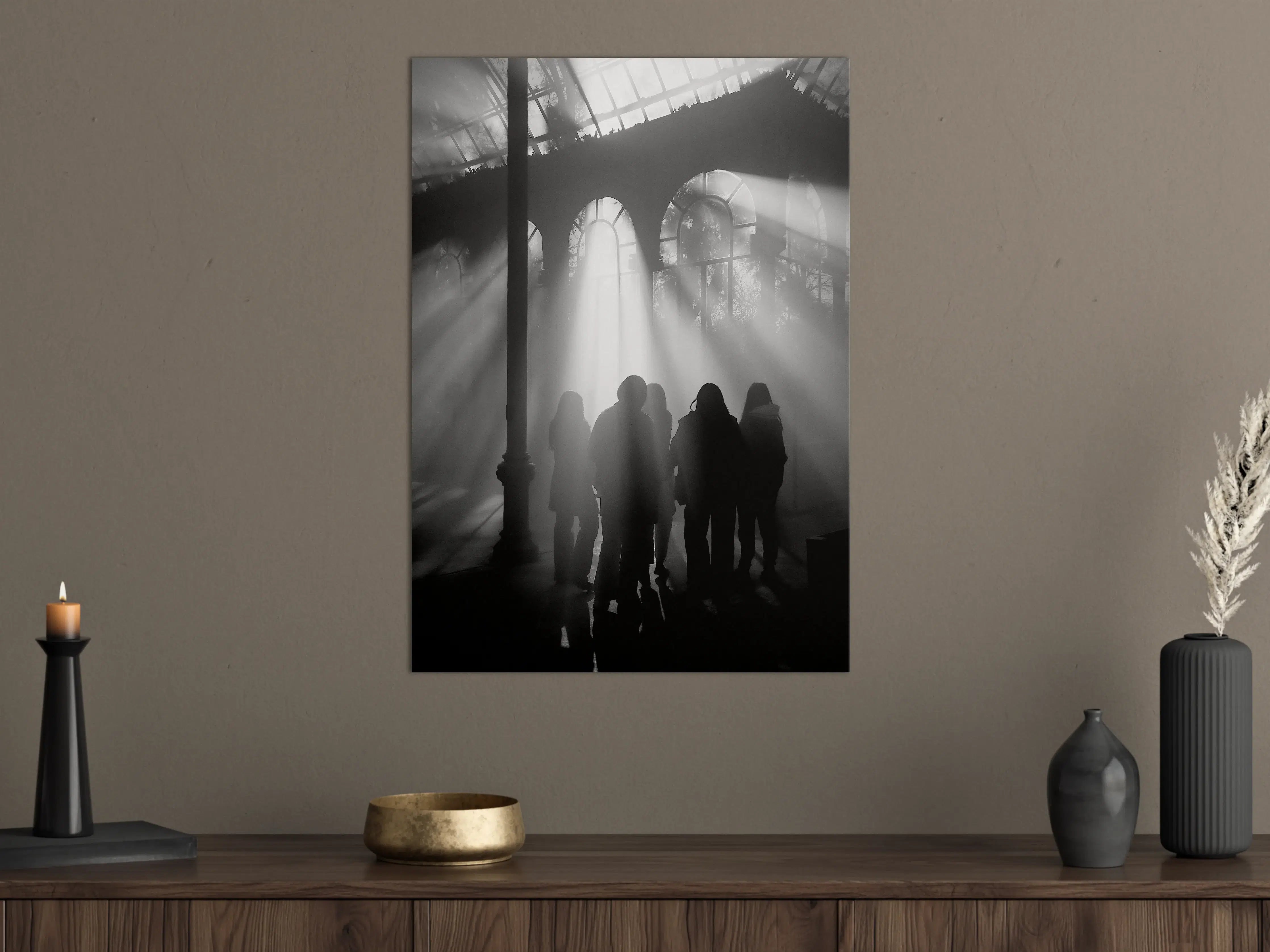 Große Wandbilder - Silhouetten von Menschen