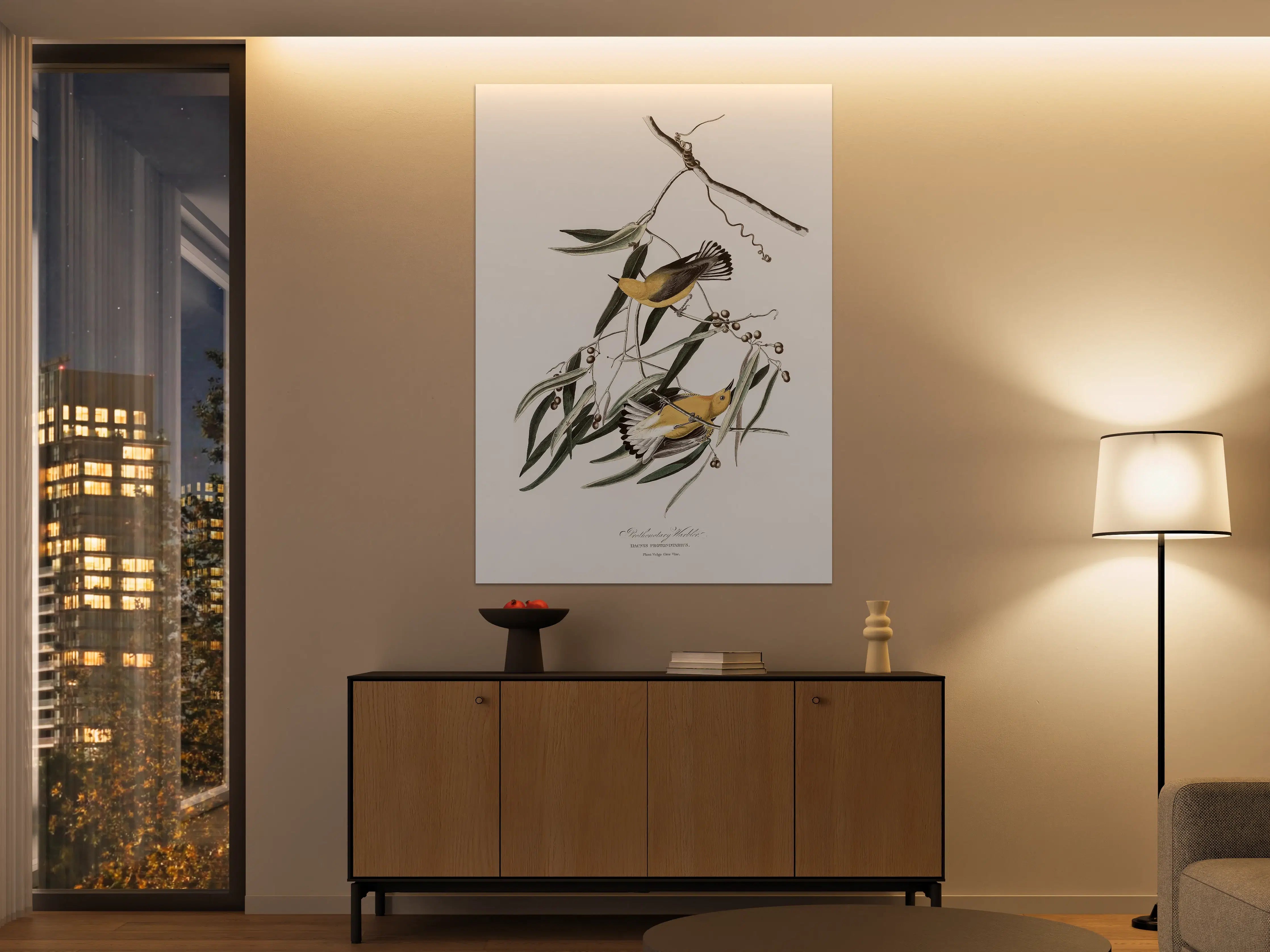Große Wandbilder - Singvogel Portrait - John James Audubon