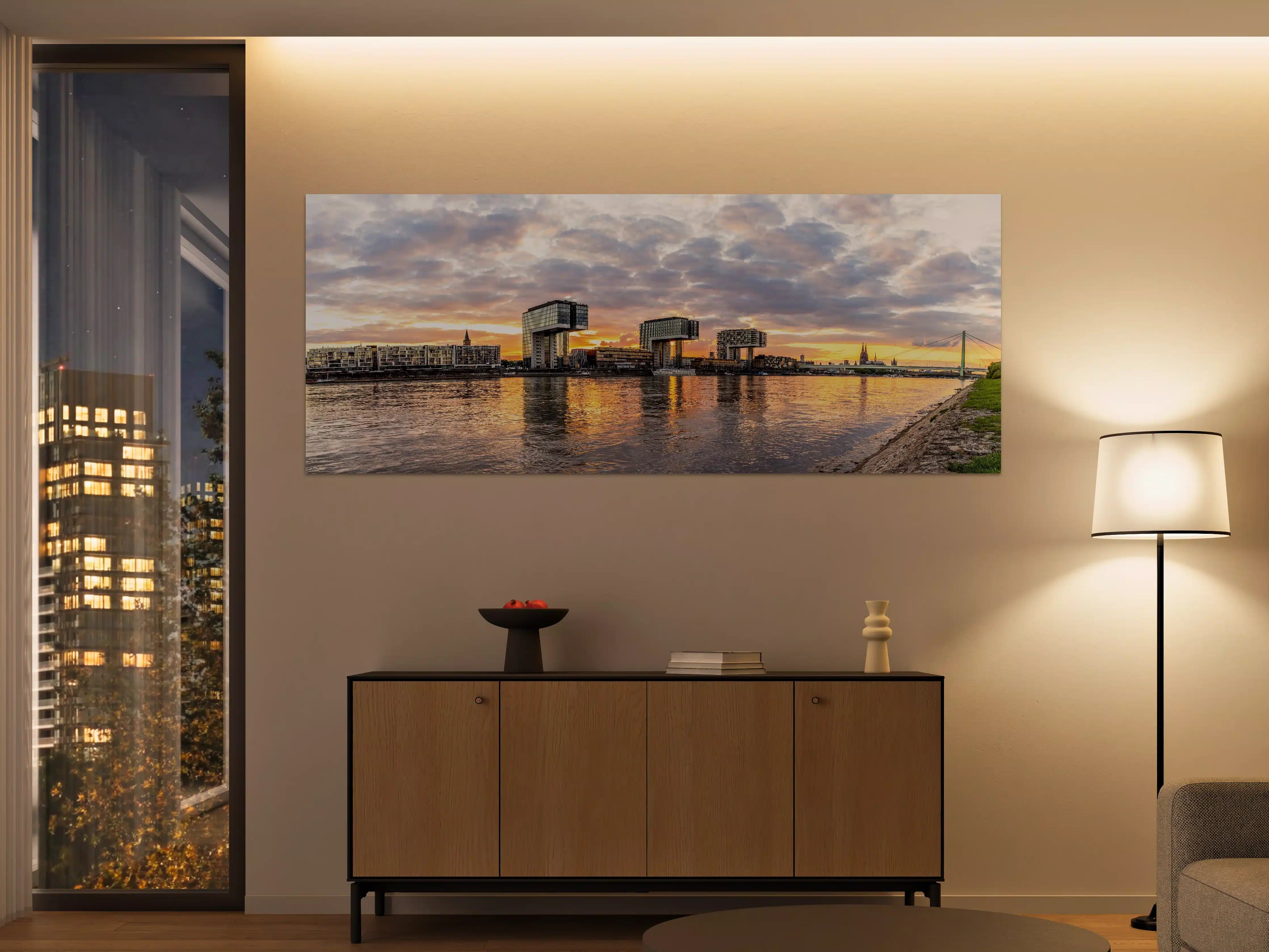 Große Wandbilder - Skyline Köln mit Krankenhäuser