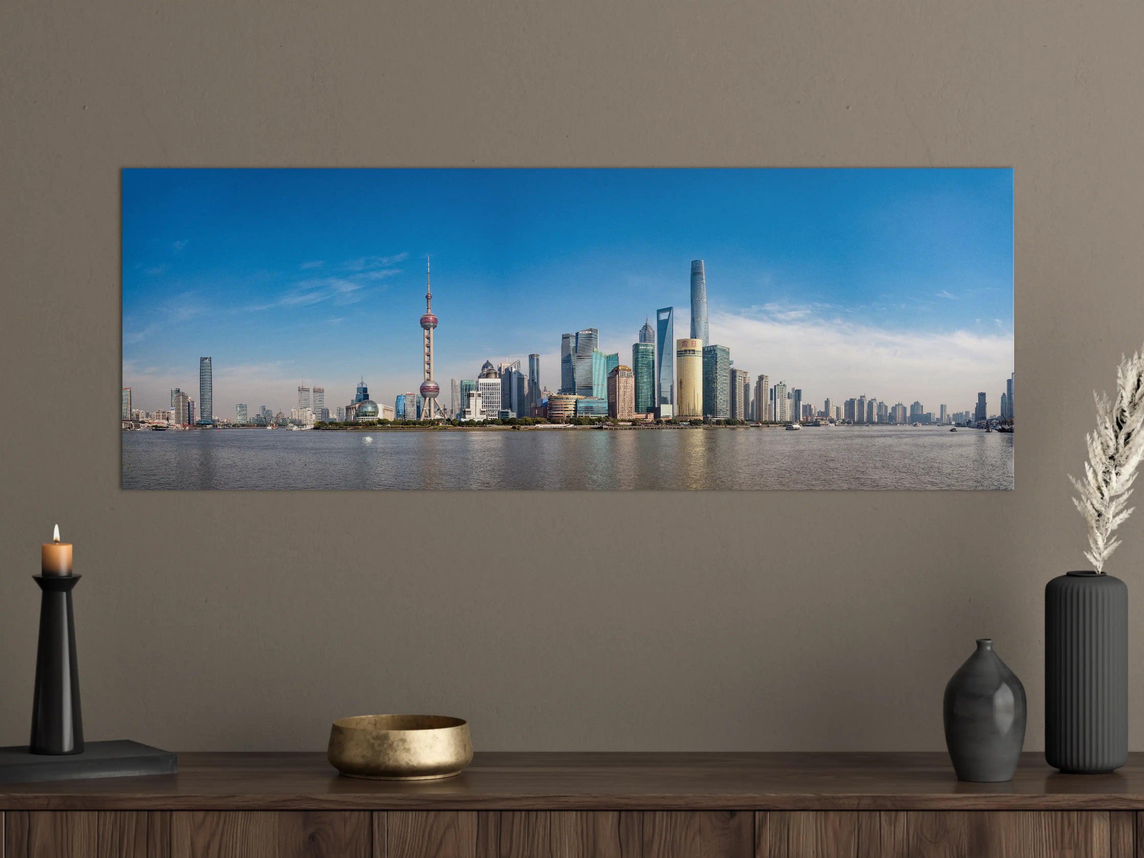 Große Wandbilder - Skyline von Shanghai