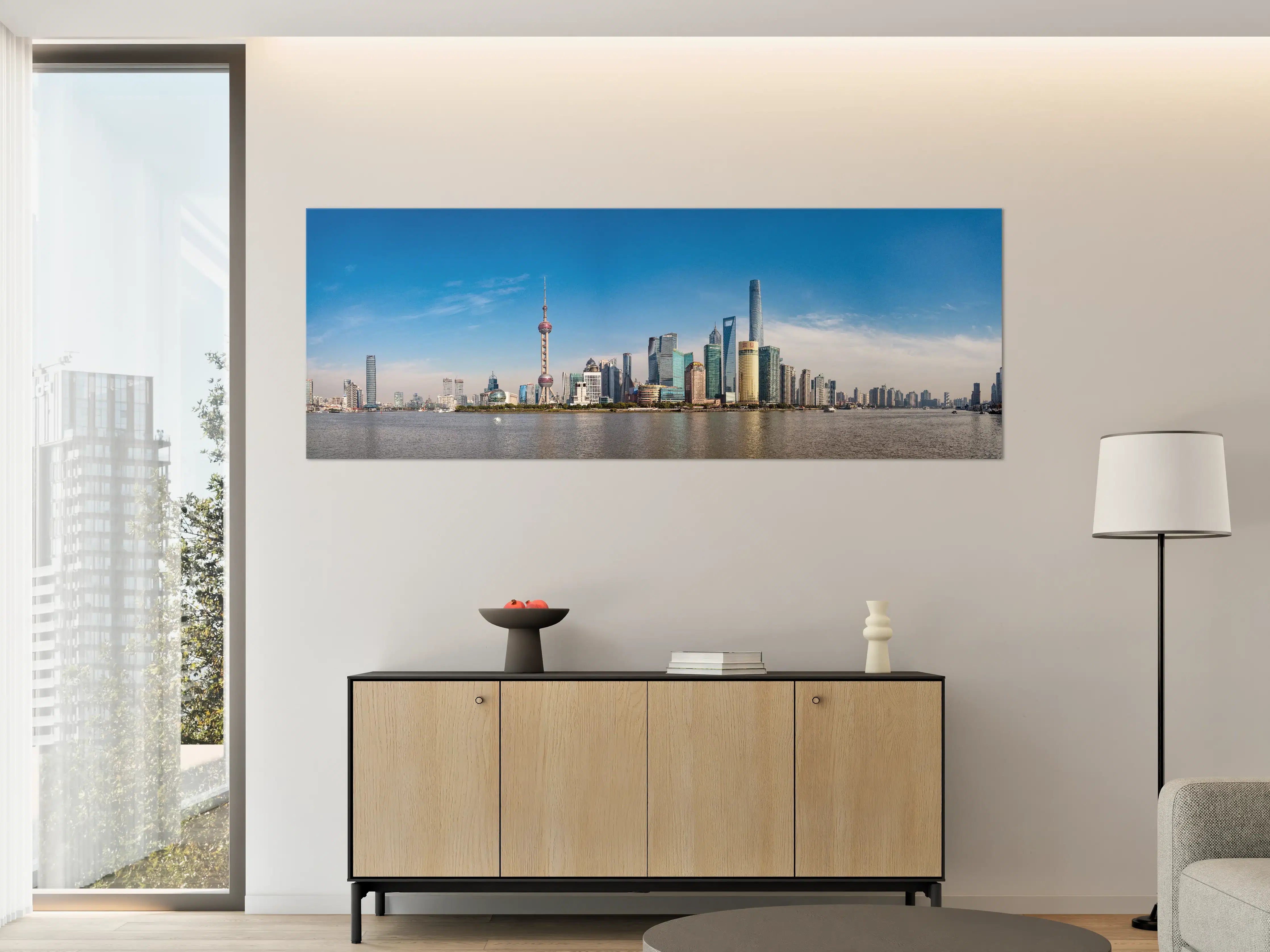 Große Wandbilder - Skyline von Shanghai