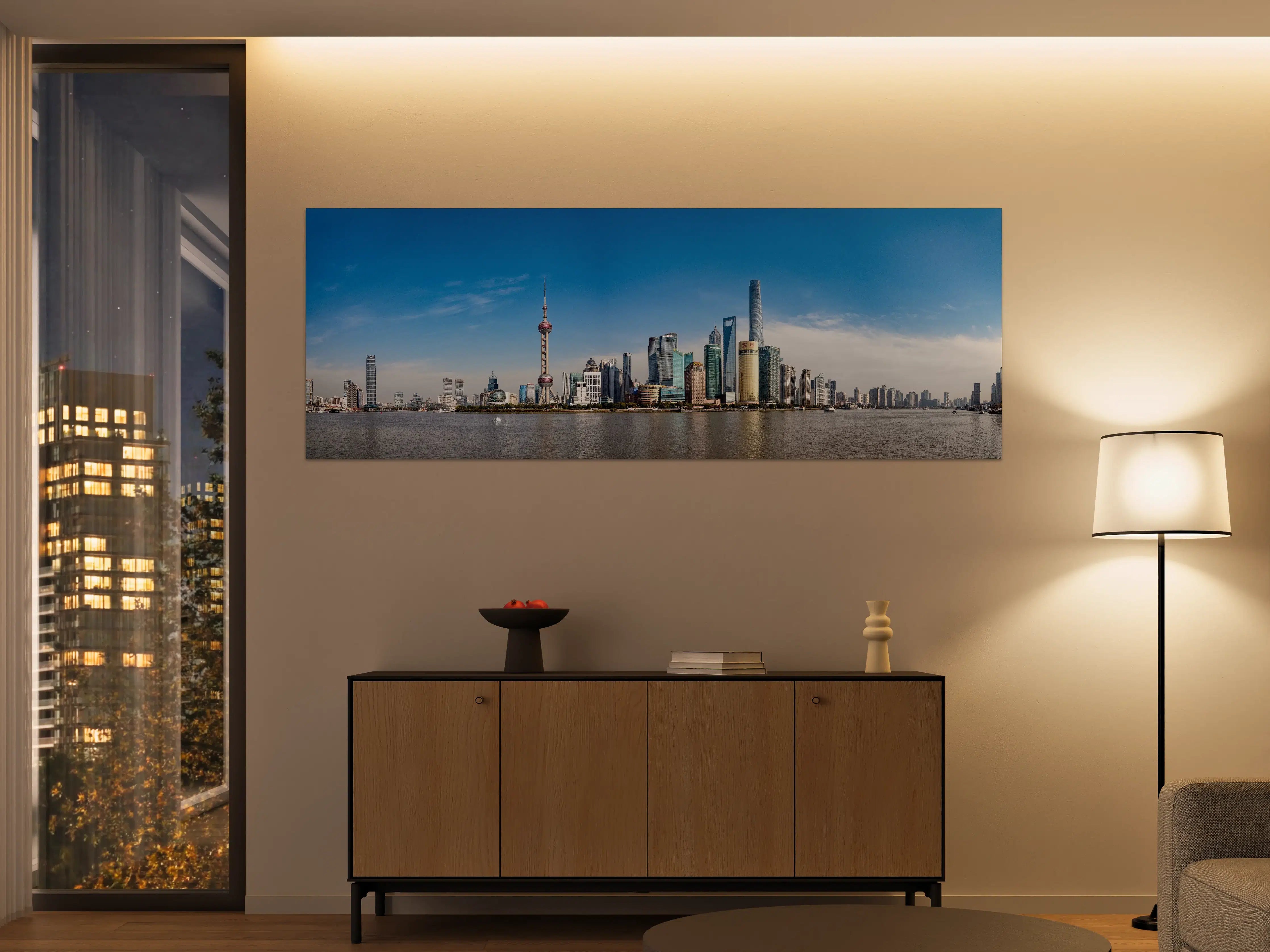 Große Wandbilder - Skyline von Shanghai