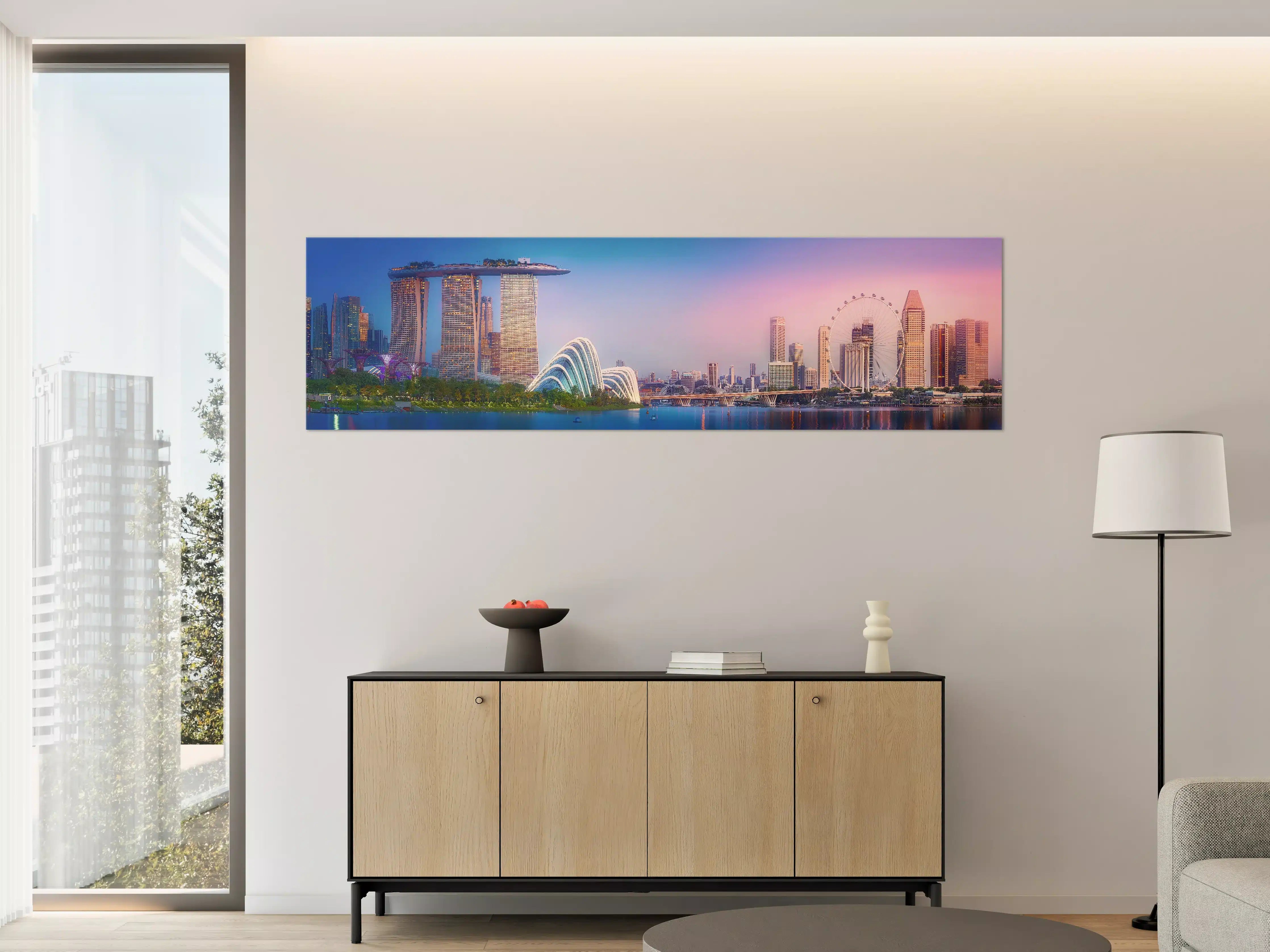 Große Wandbilder - Skyline von Singapur