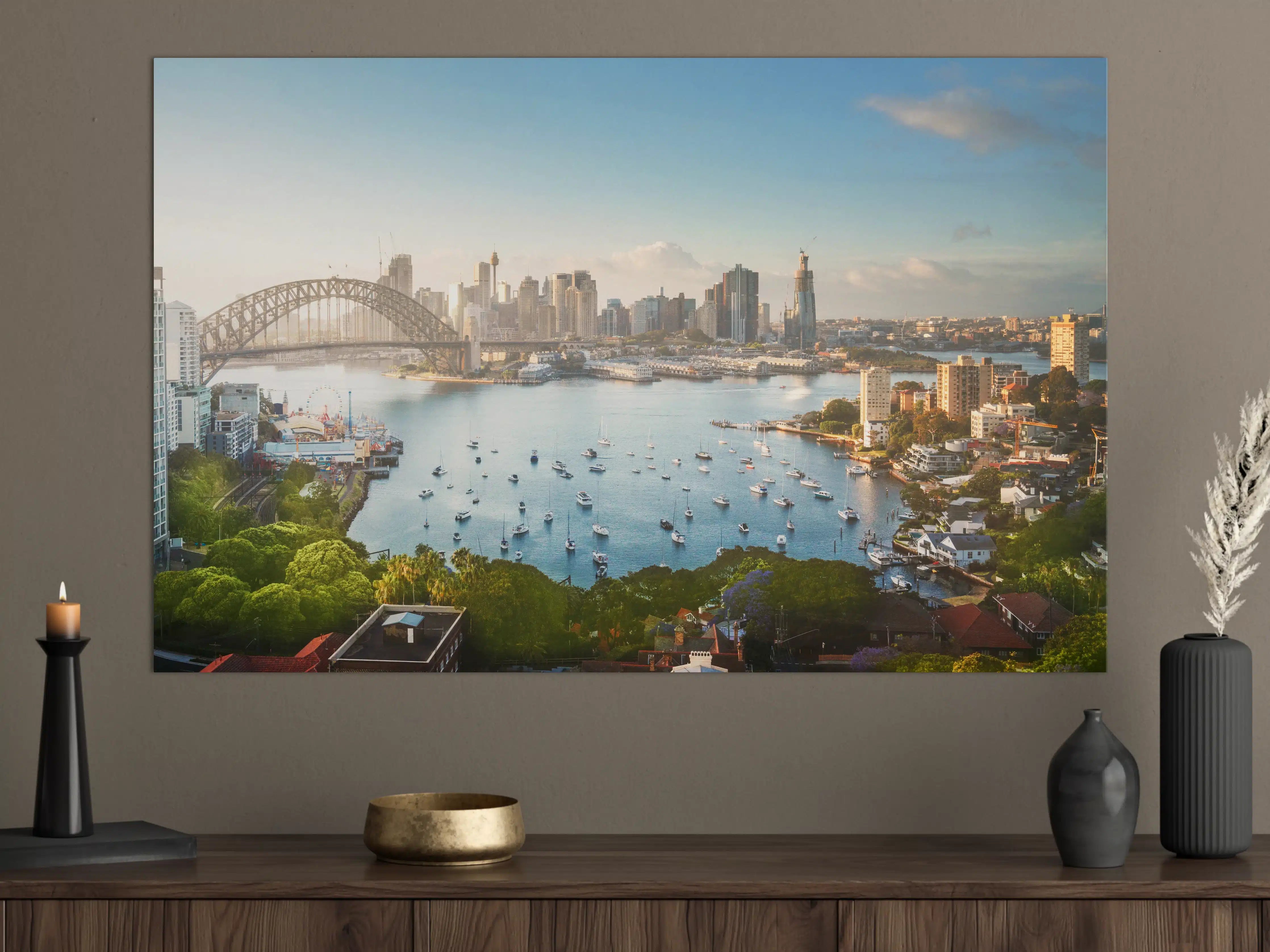 Große Wandbilder - Skyline von Sydney bei Sonnenaufgang