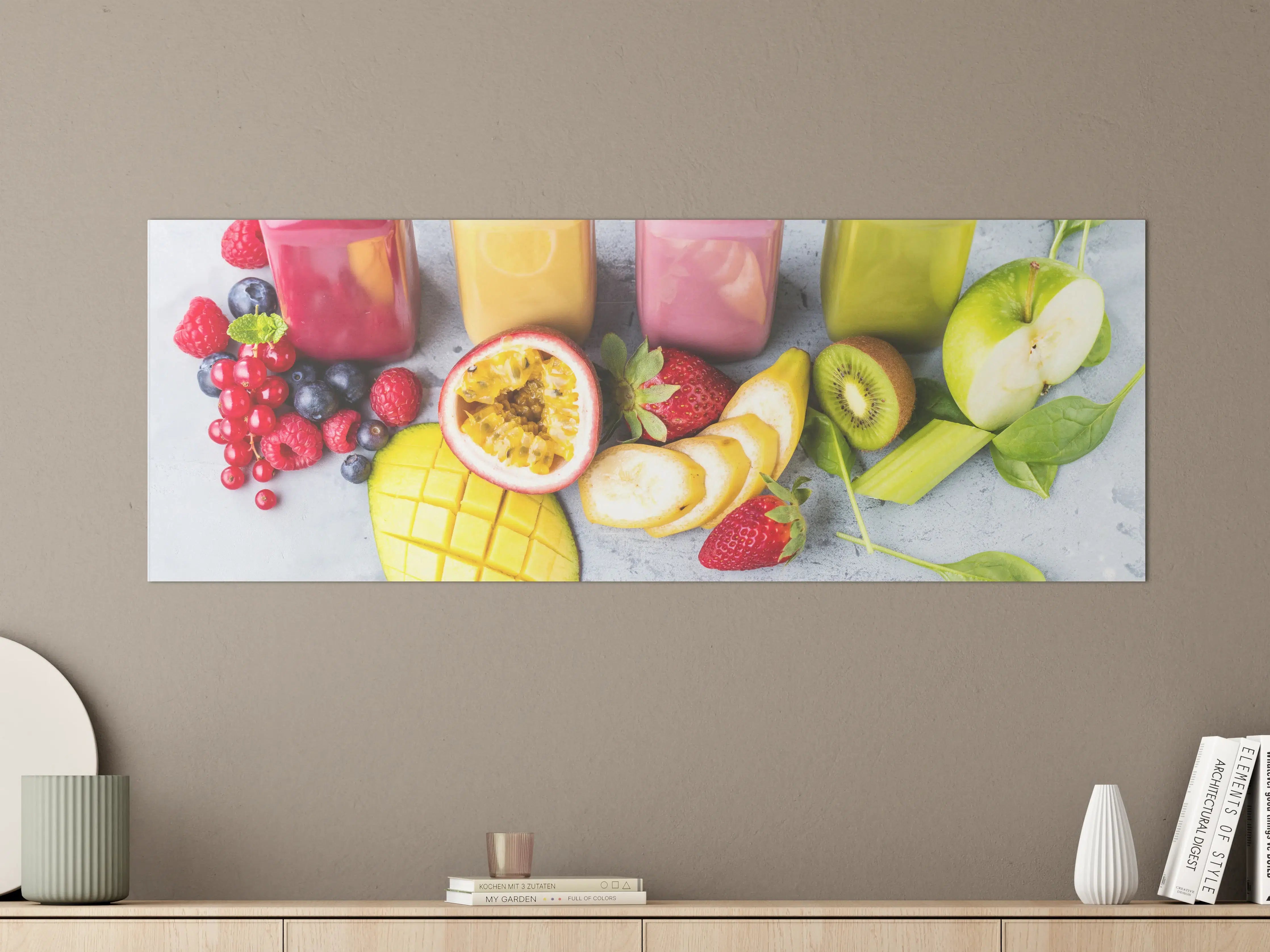 Große Wandbilder - Smoothie aus Obst & Gemüse