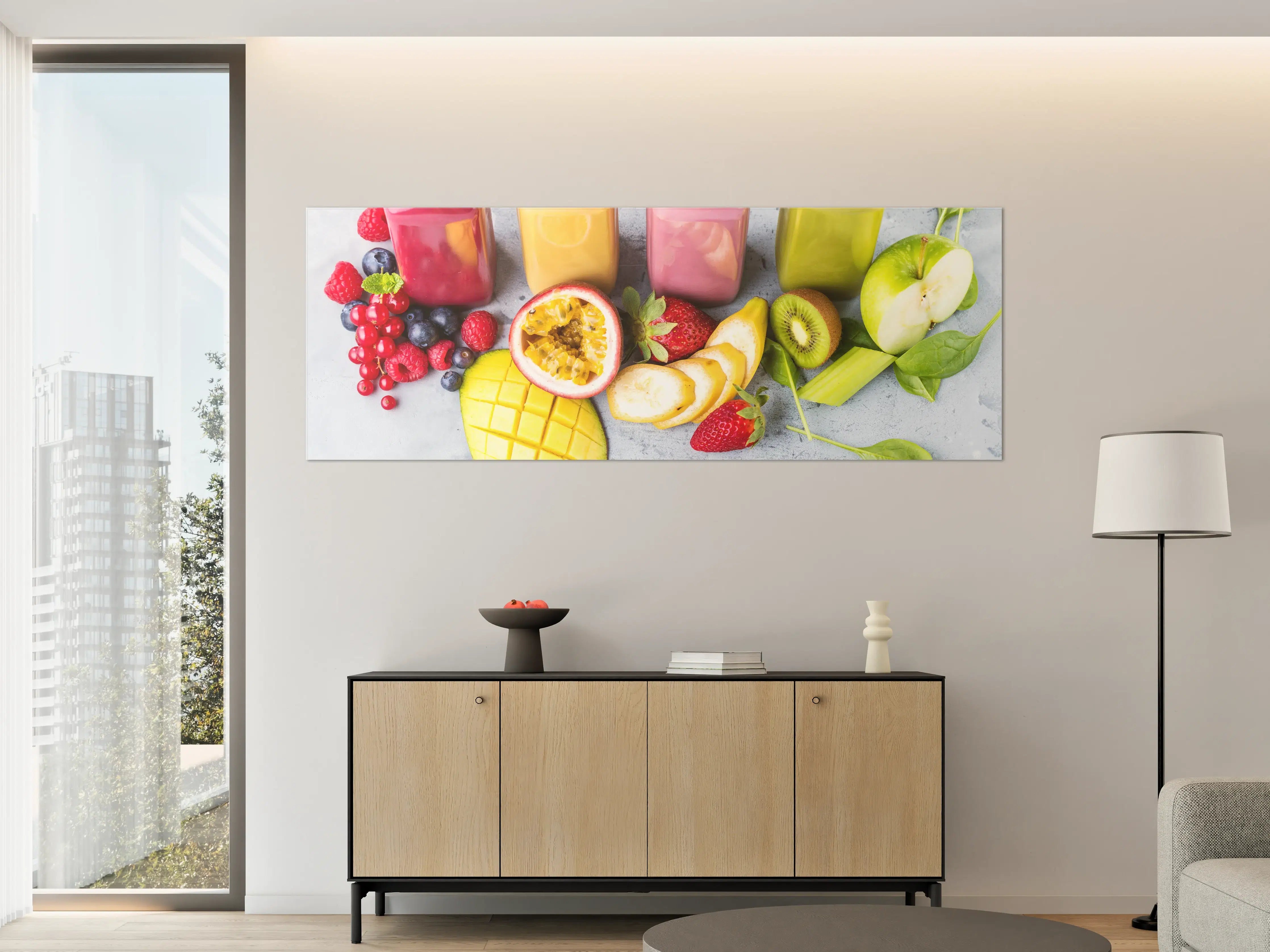 Große Wandbilder - Smoothie aus Obst & Gemüse