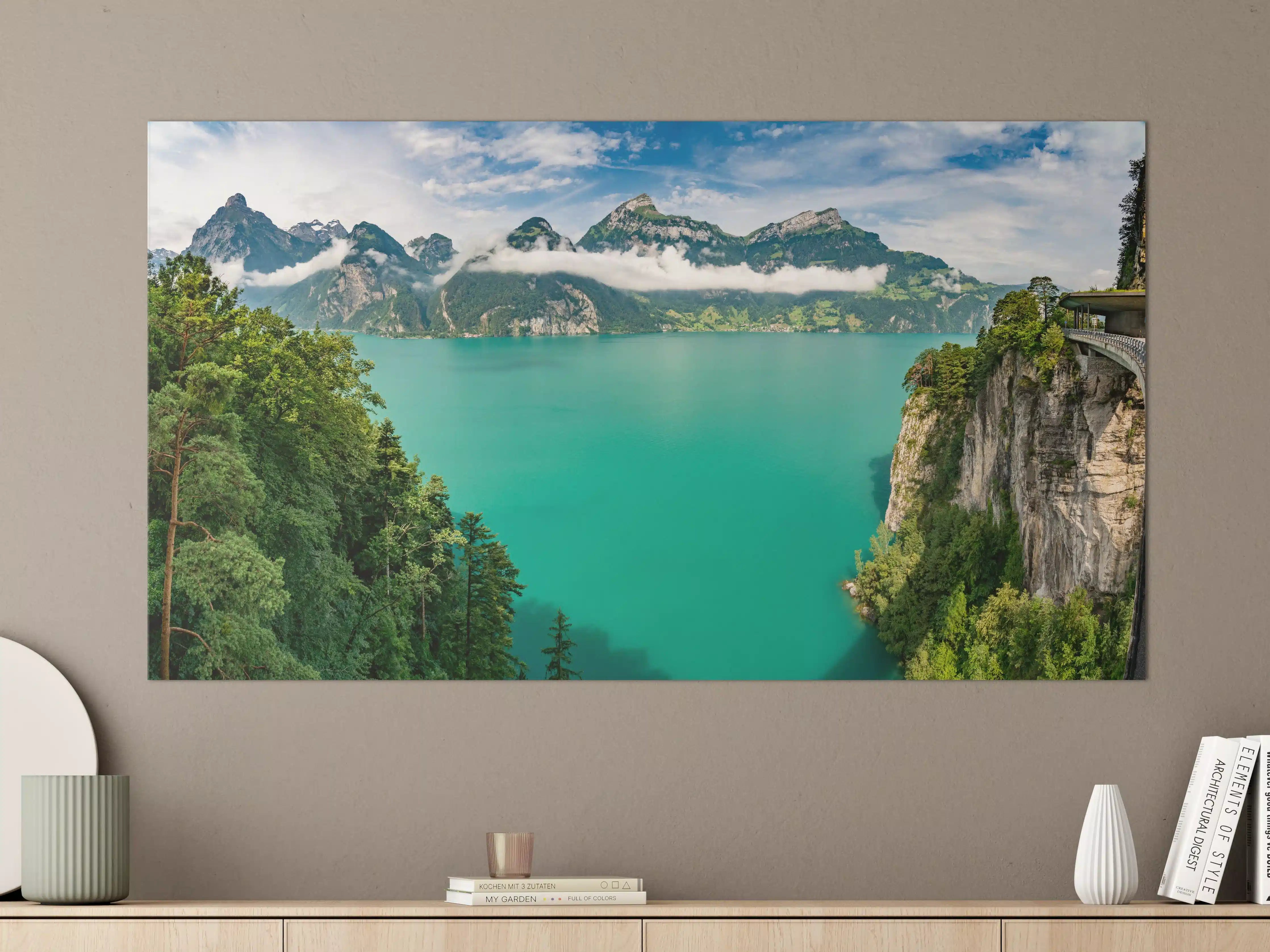 Große Wandbilder - Sommeralpen im Blick- Schweiz