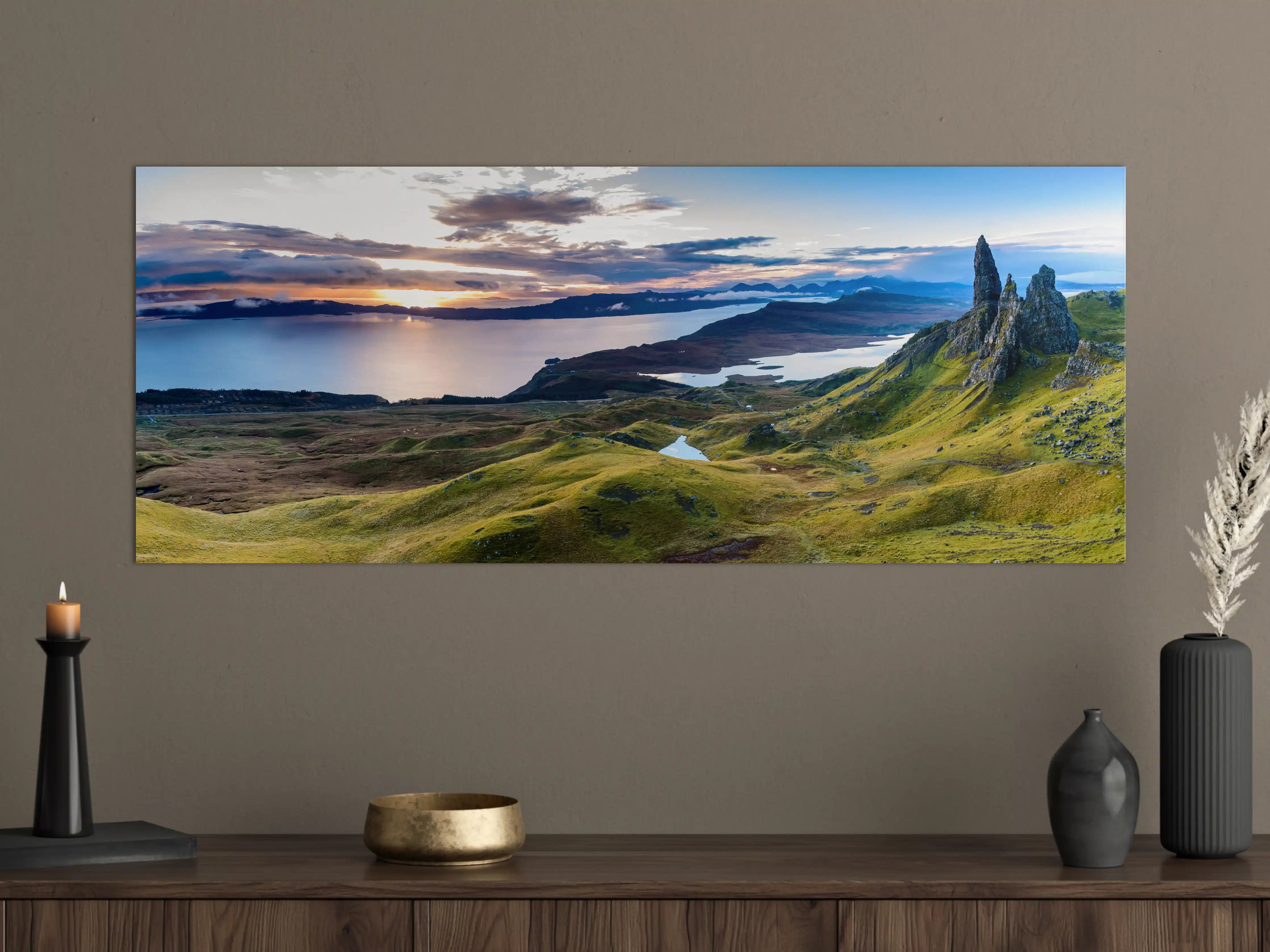 Große Wandbilder - Sonnenaufgang auf der Isle of Skye