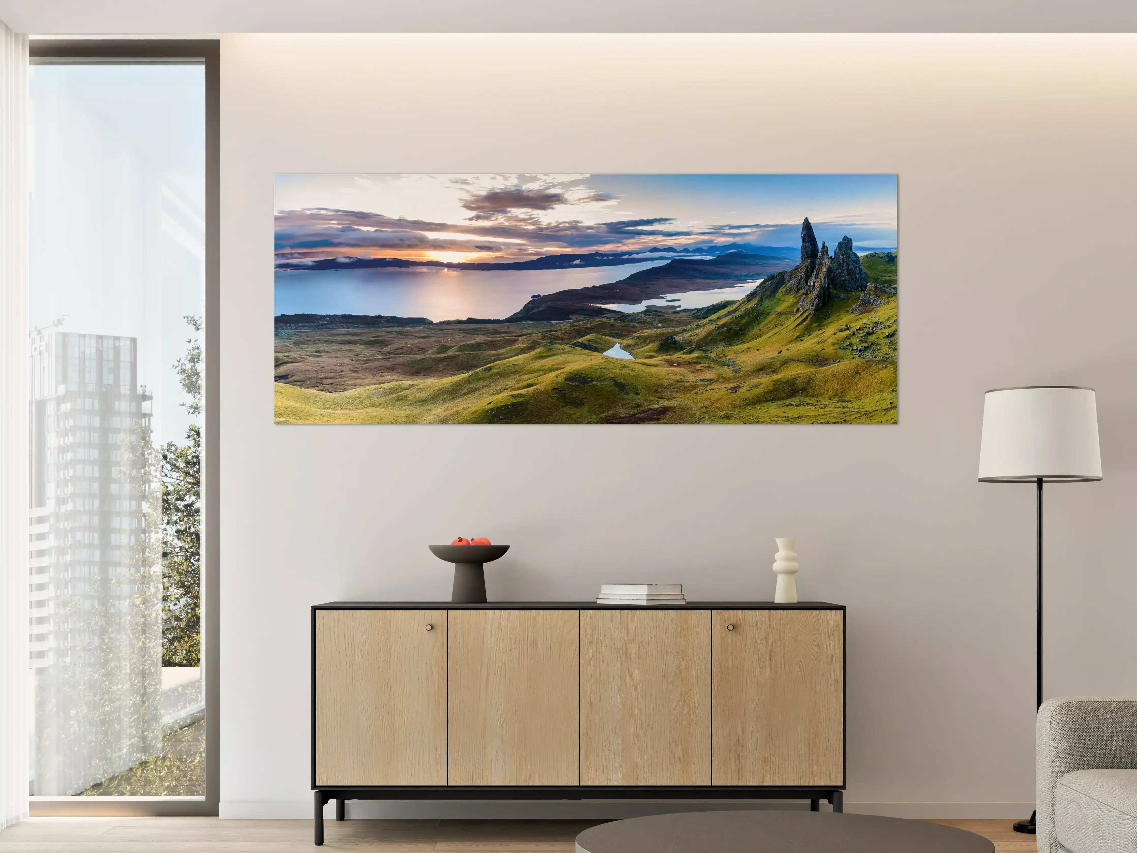 Große Wandbilder - Sonnenaufgang auf der Isle of Skye