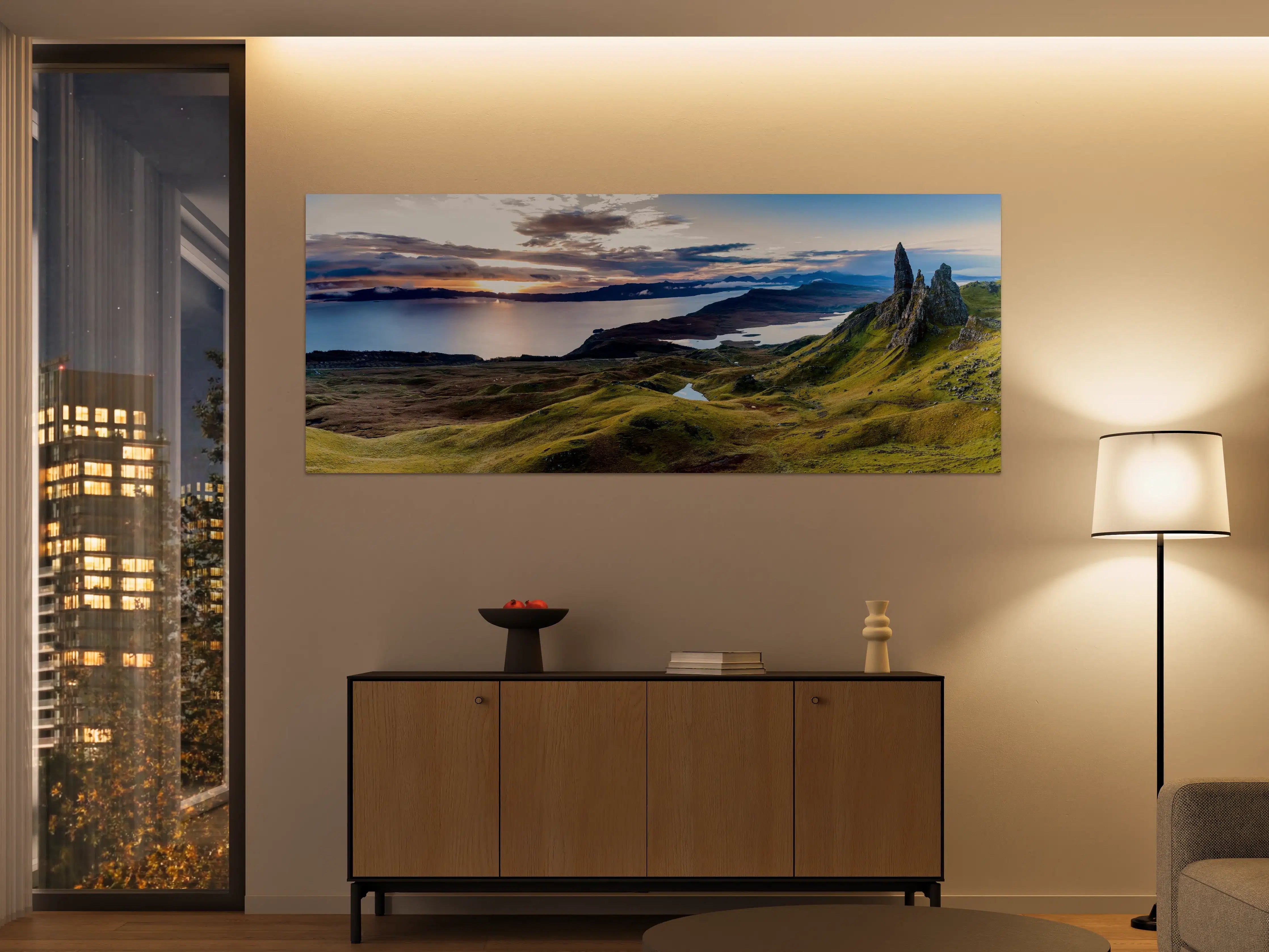 Große Wandbilder - Sonnenaufgang auf der Isle of Skye