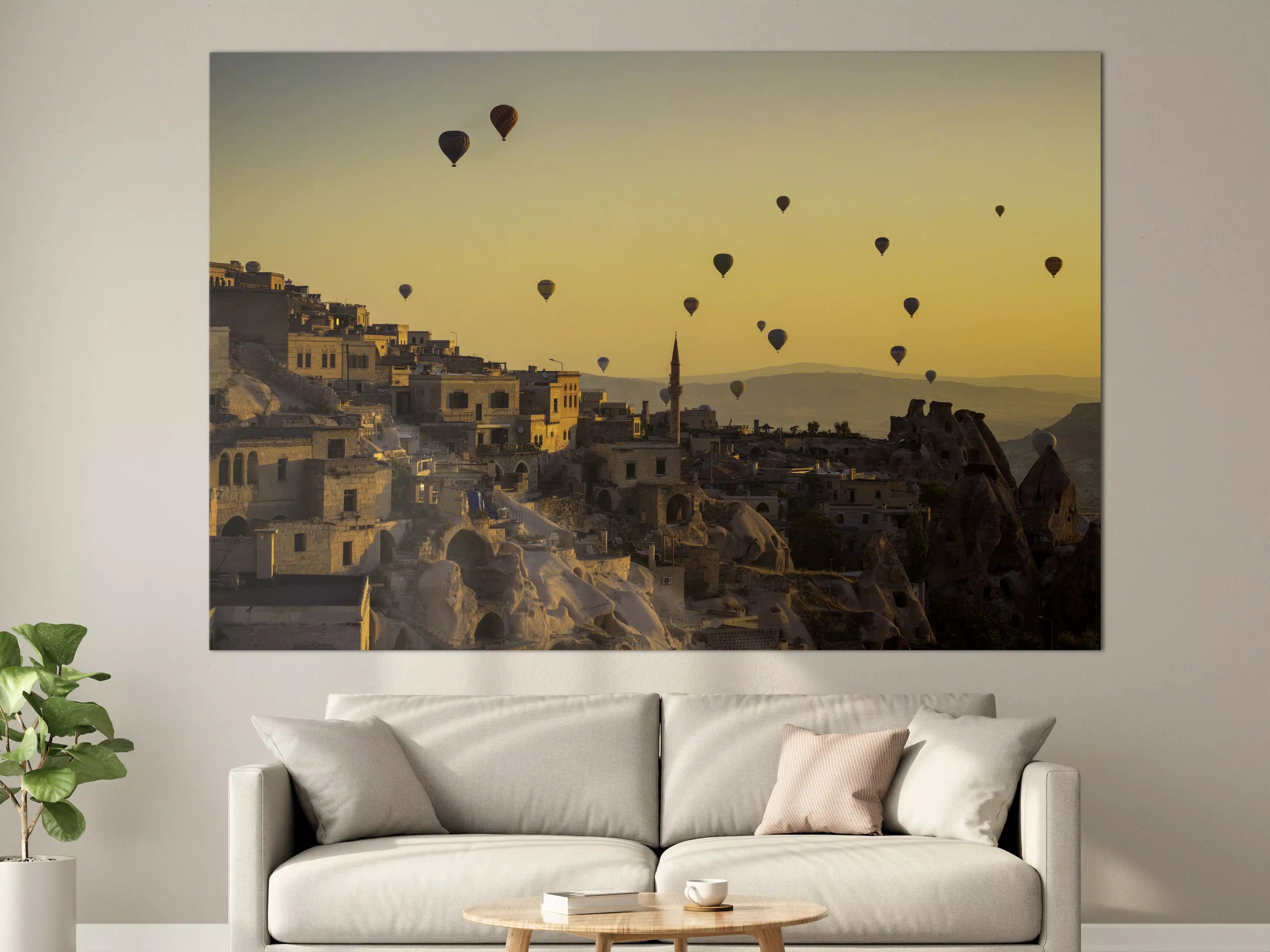 Große Wandbilder - Sonnenuntergang - Kappadokien, Türkei