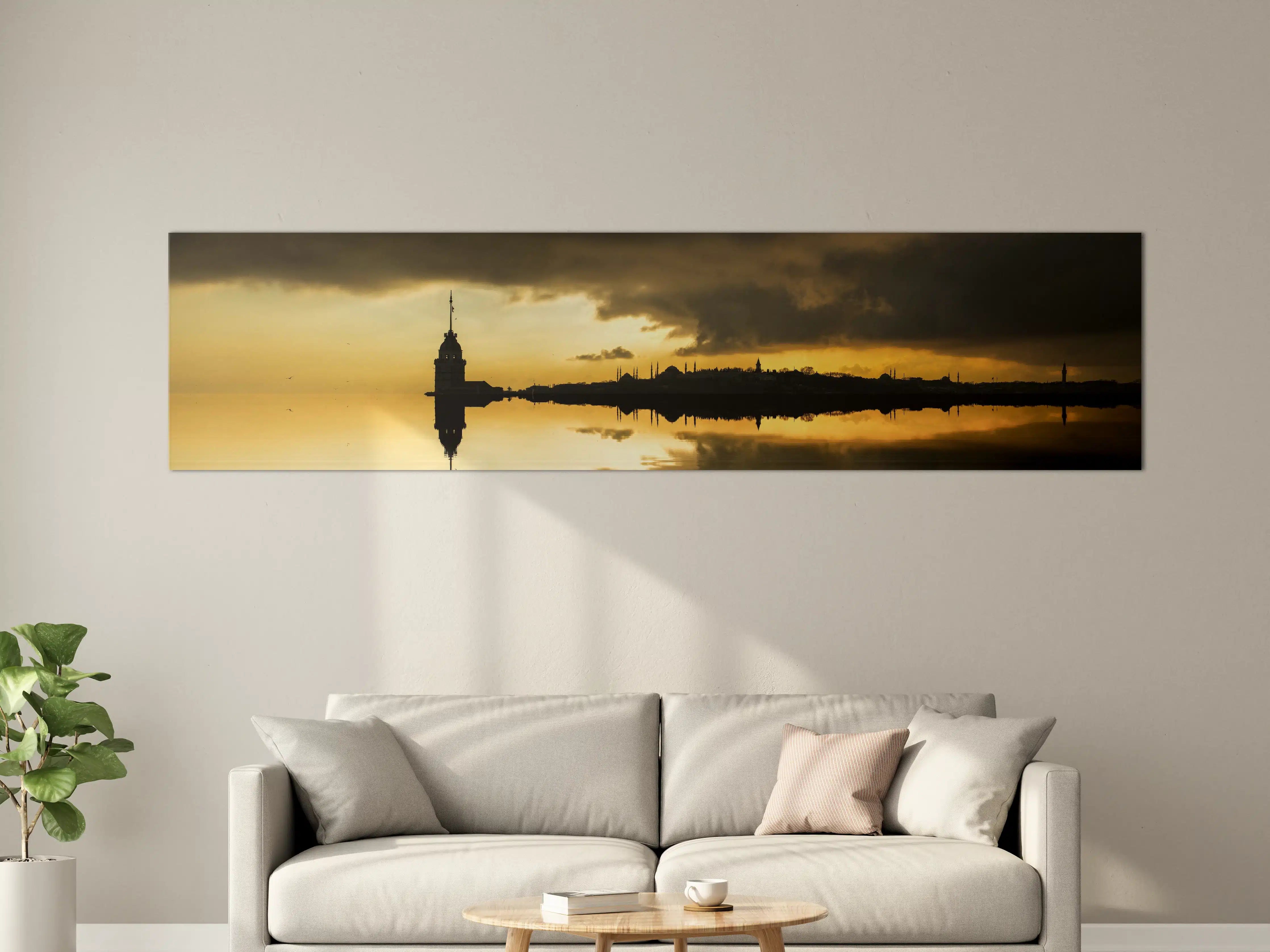 Große Wandbilder - Sonnenuntergang Istanbul - Kiz kulesi