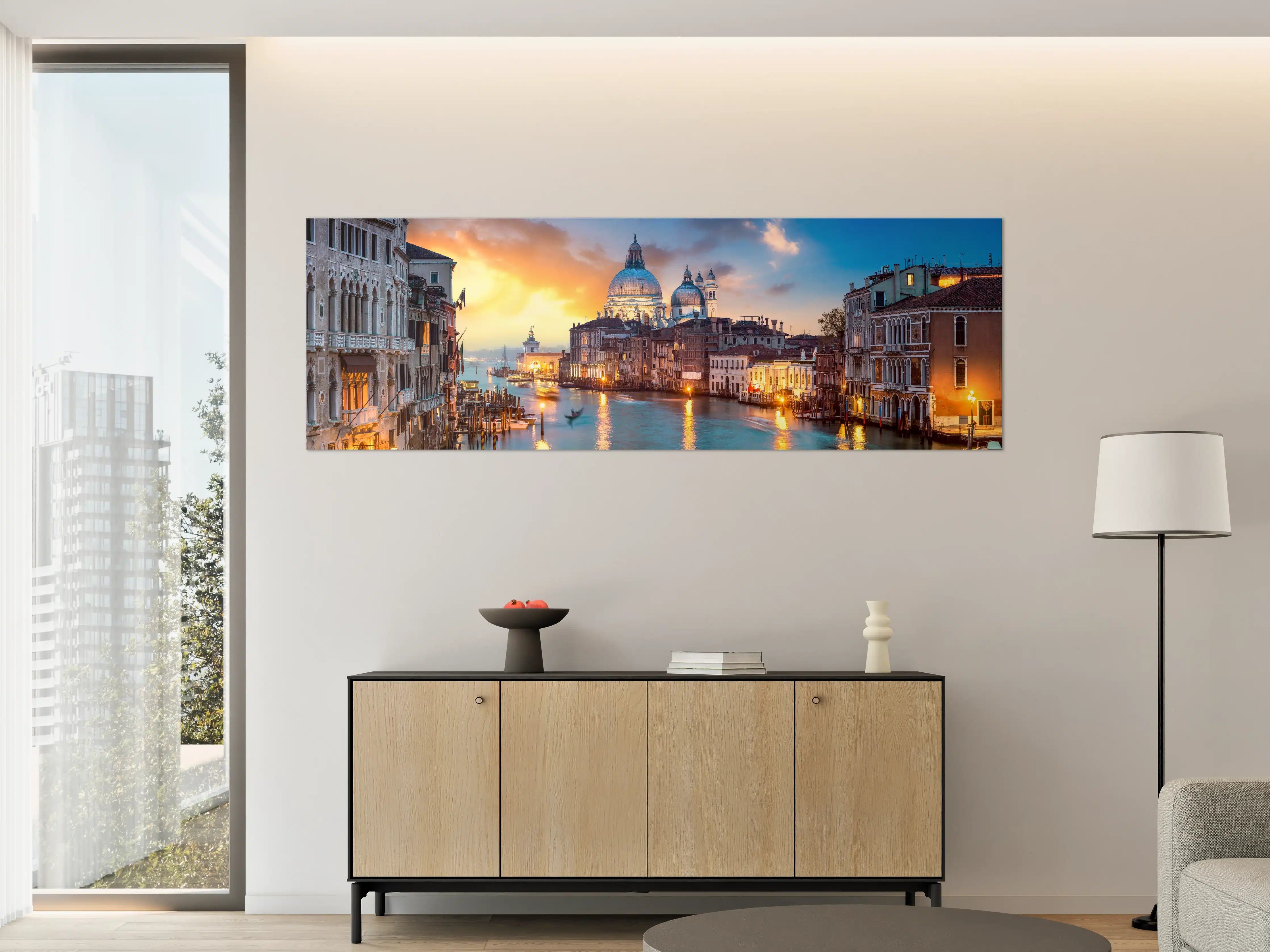 Große Wandbilder - Sonnenuntergang am Canal Grande - Venedig 2
