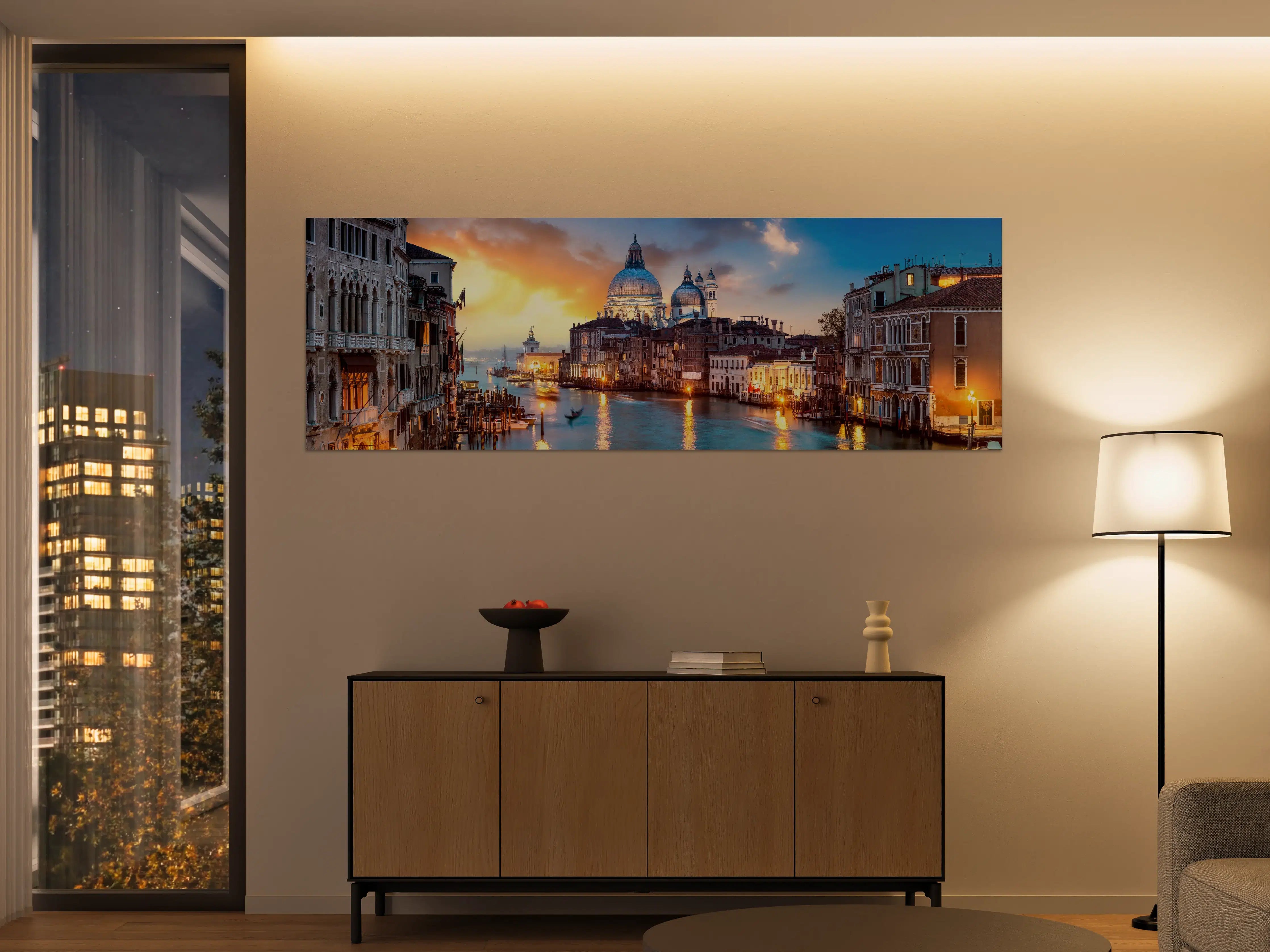 Große Wandbilder - Sonnenuntergang am Canal Grande - Venedig 2