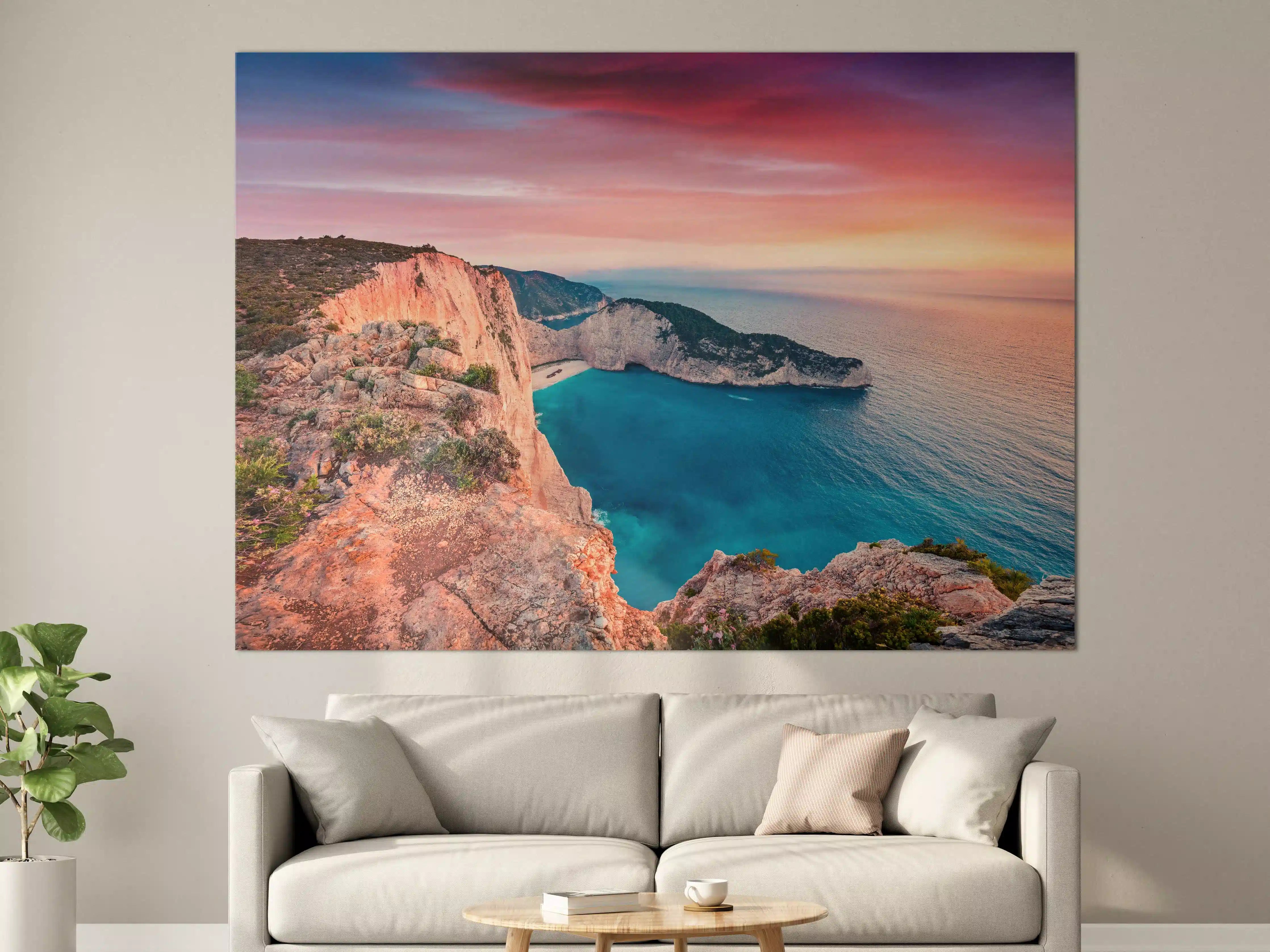 Große Wandbilder - Sonnenuntergang am Shipwreck Beach