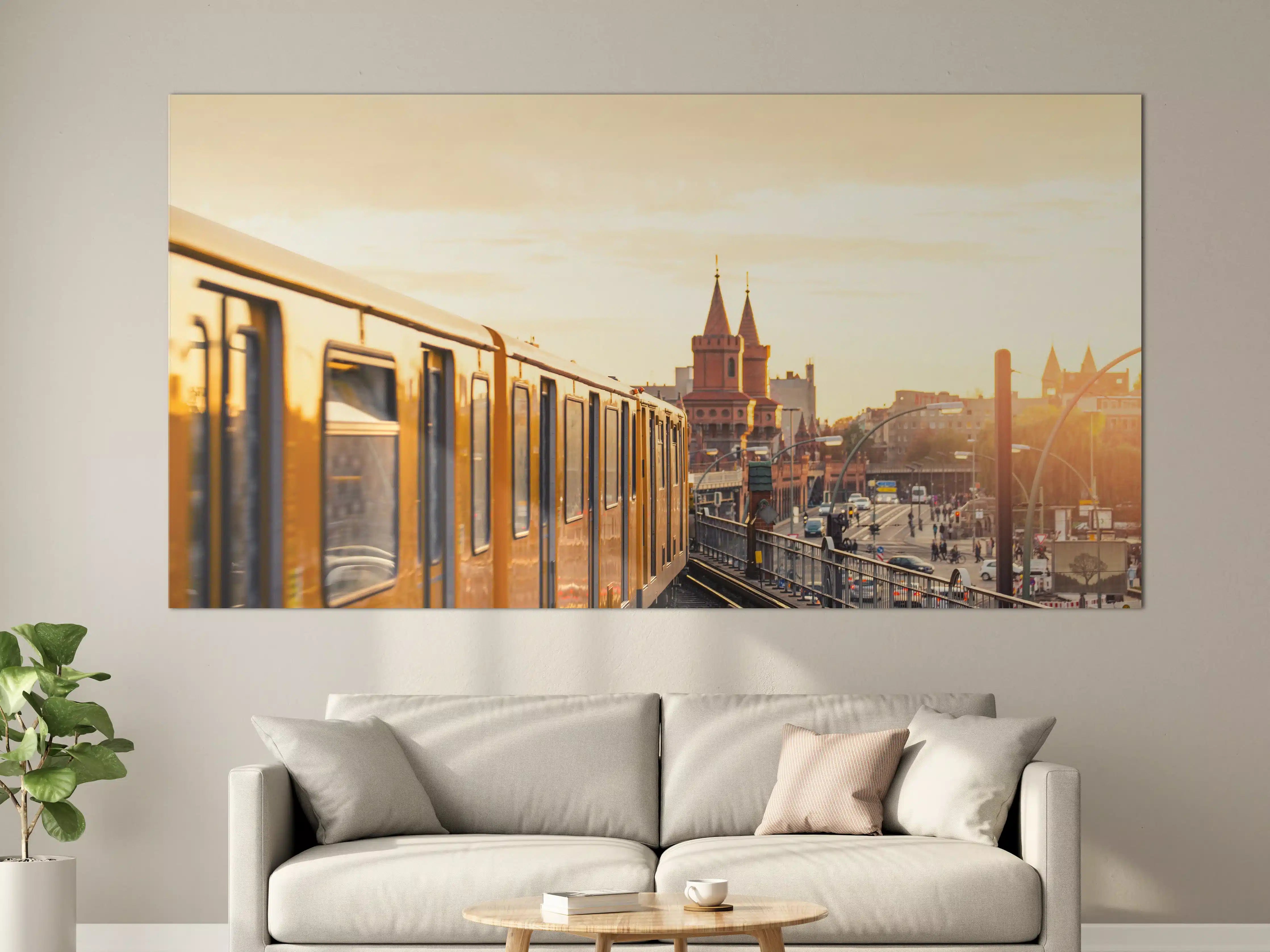 Große Wandbilder - Sonnige Berlin Oberbaumbrücke