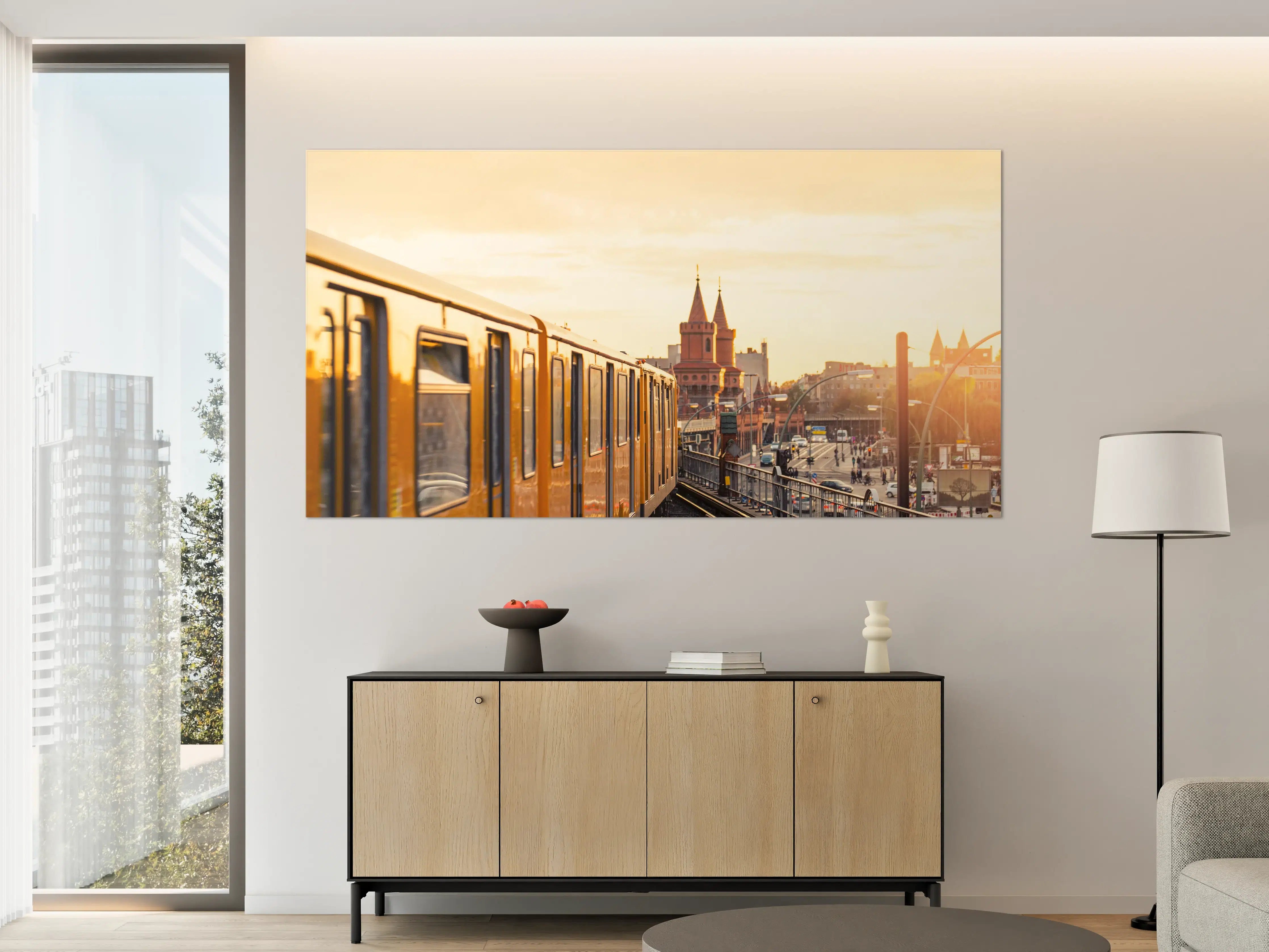 Große Wandbilder - Sonnige Berlin Oberbaumbrücke