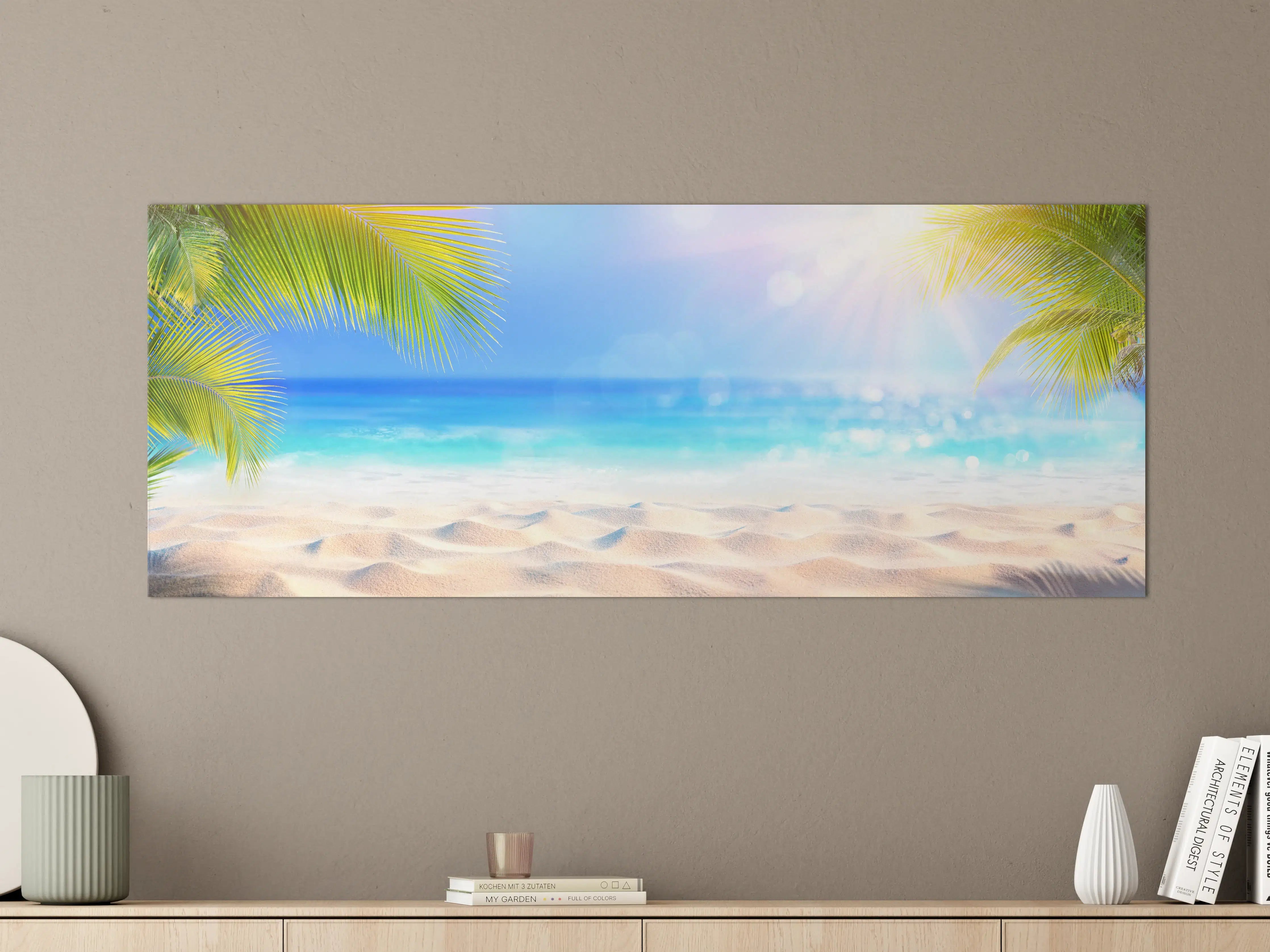 Große Wandbilder - Sonniger tropischer Strand