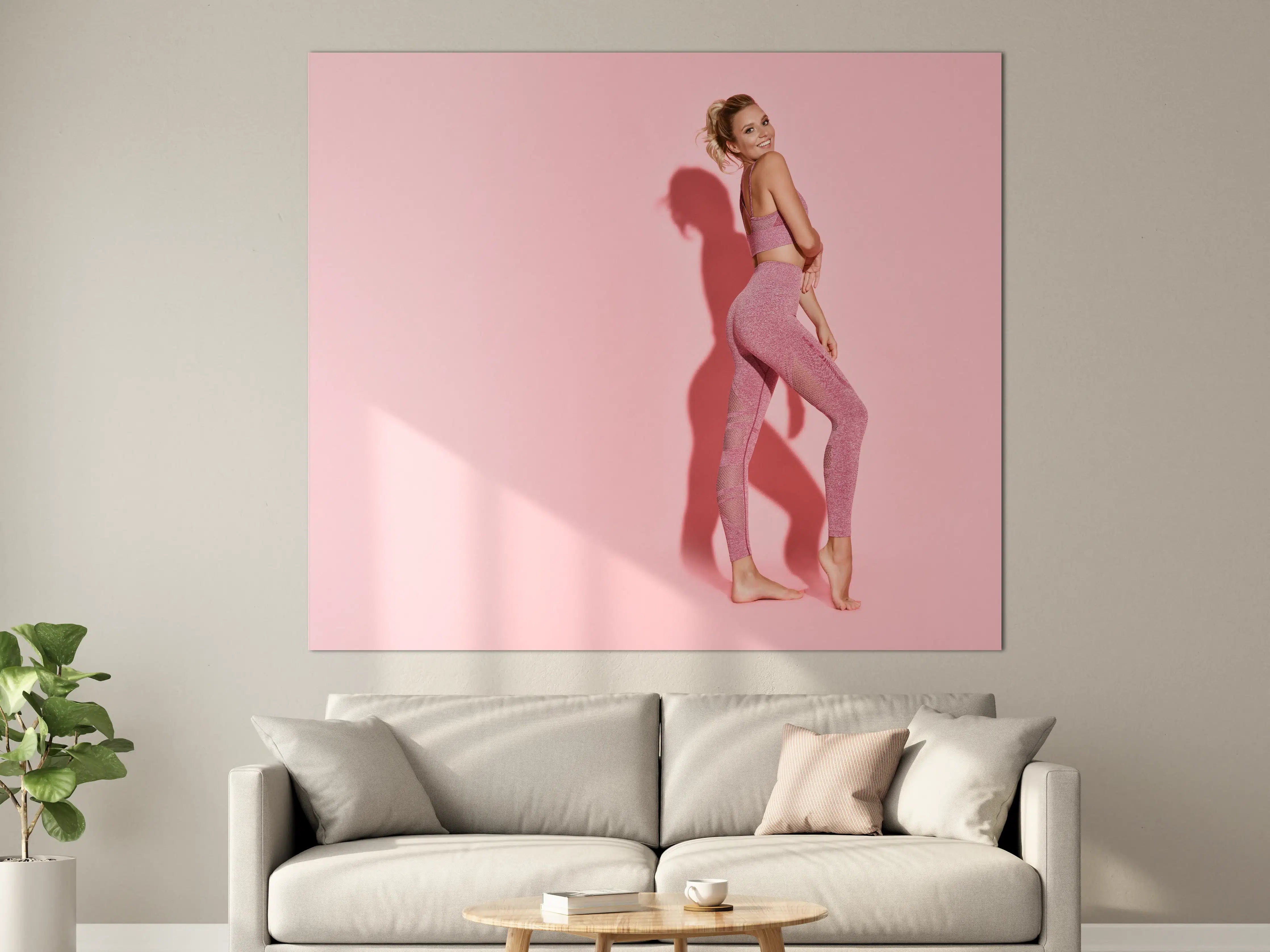 Große Wandbilder - Sportliche Fitness-Frau