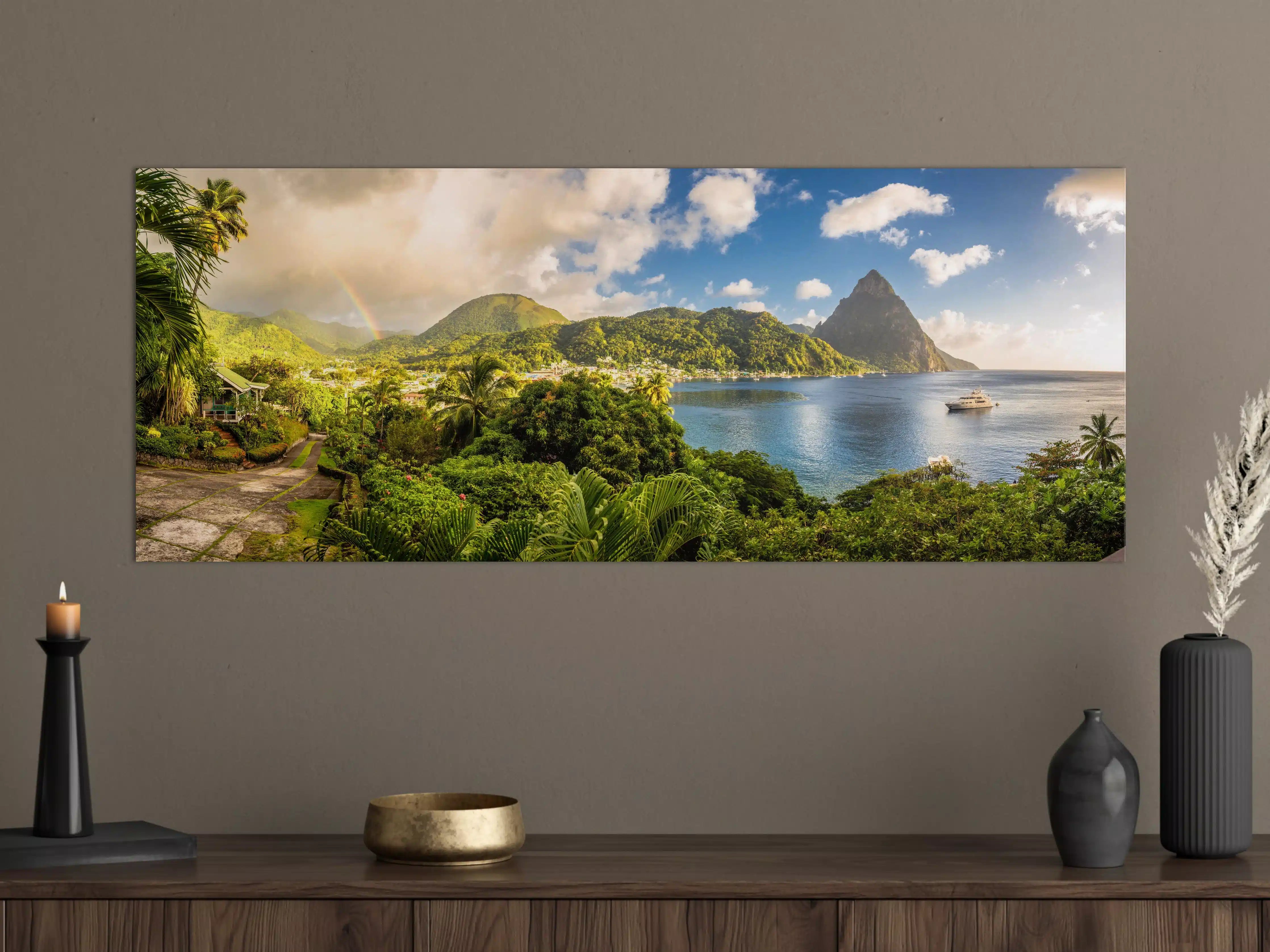 Große Wandbilder - St. Lucia - Karibisches Meer