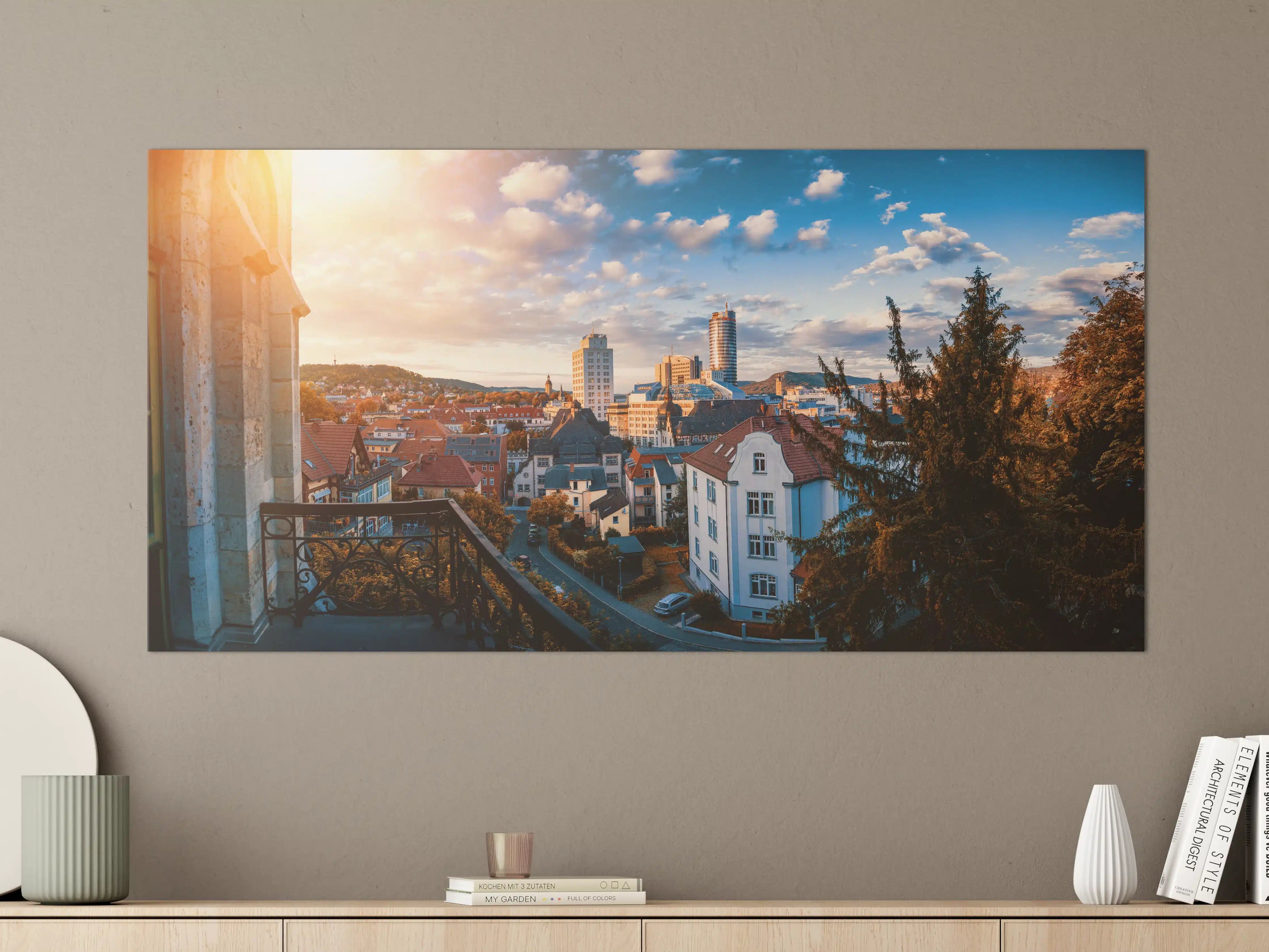 Große Wandbilder - Stadtblick auf Jena