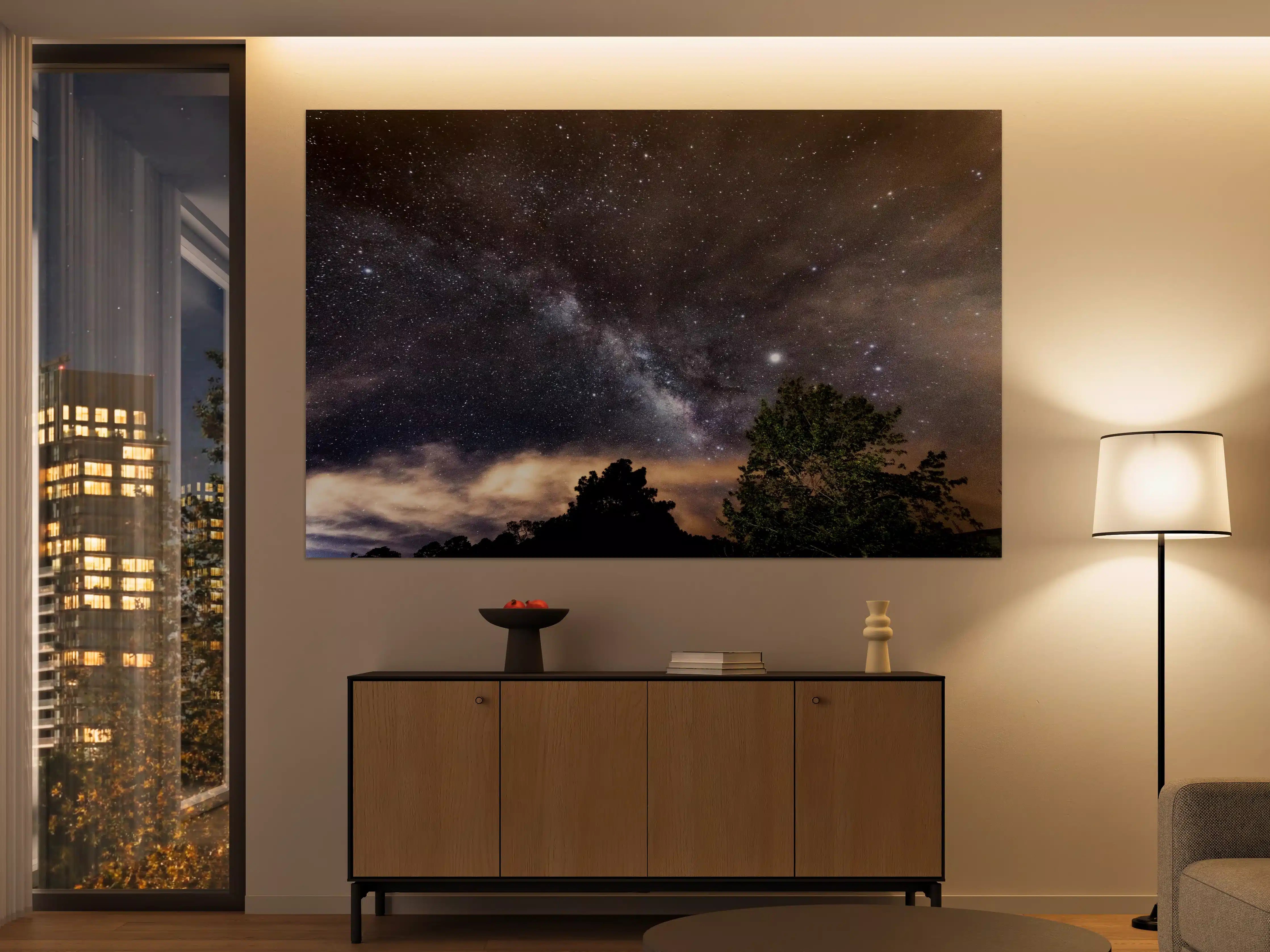 Große Wandbilder - Sterne im Himmel bei Nacht