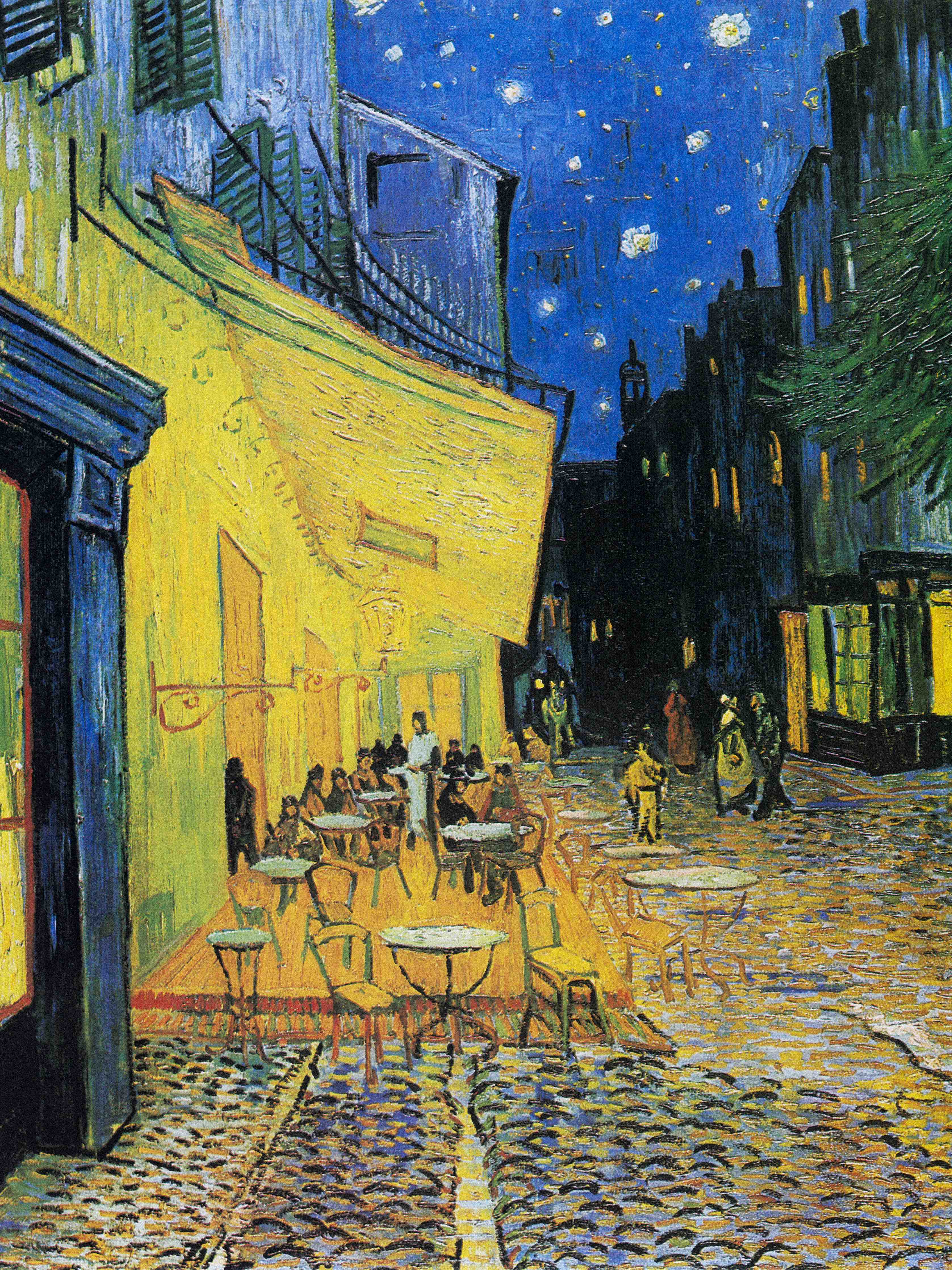 Große Wandbilder-Sternenklarer Abend in Montmartre