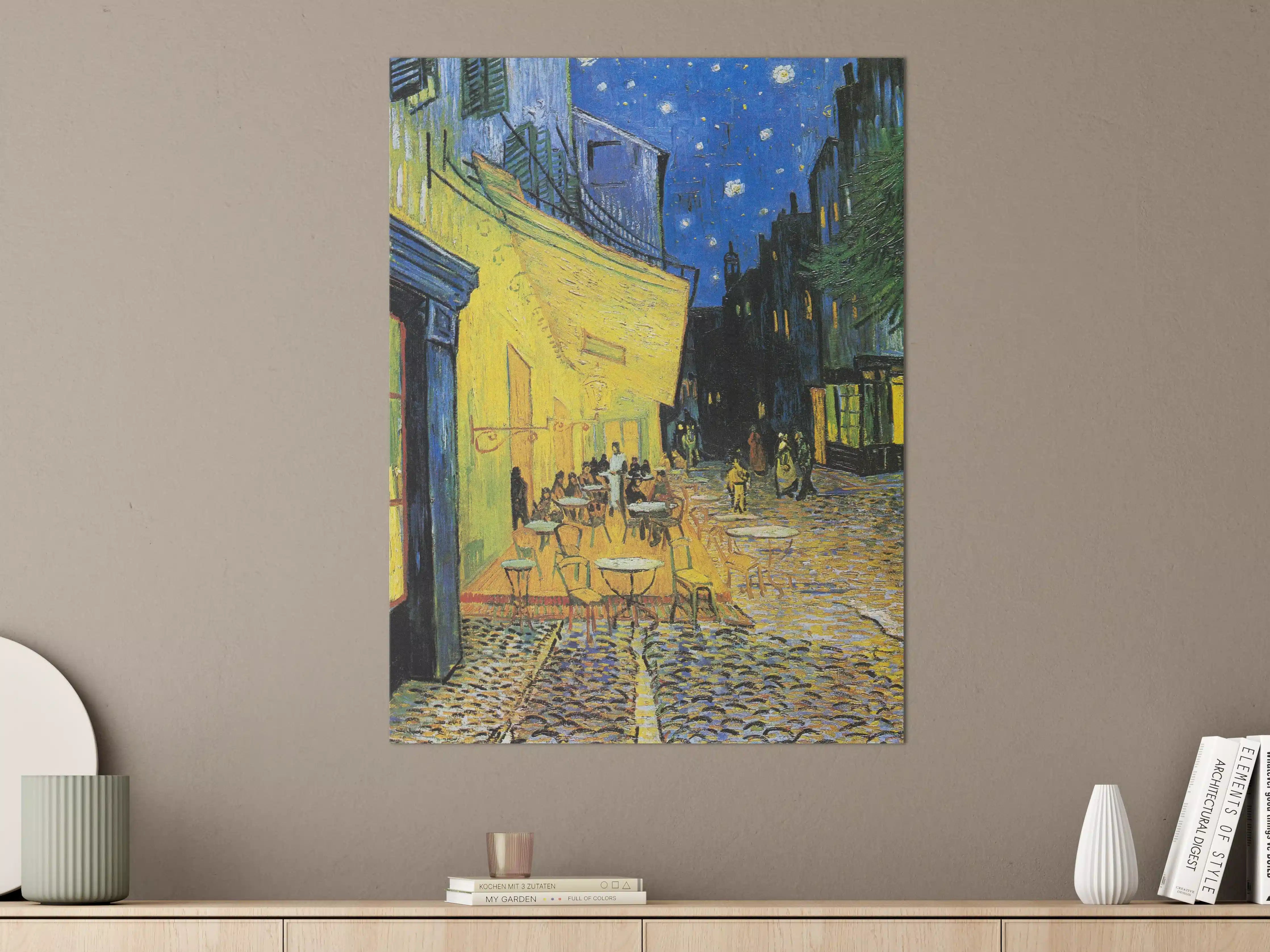 Große Wandbilder - Sternenklarer Abend in Montmartre