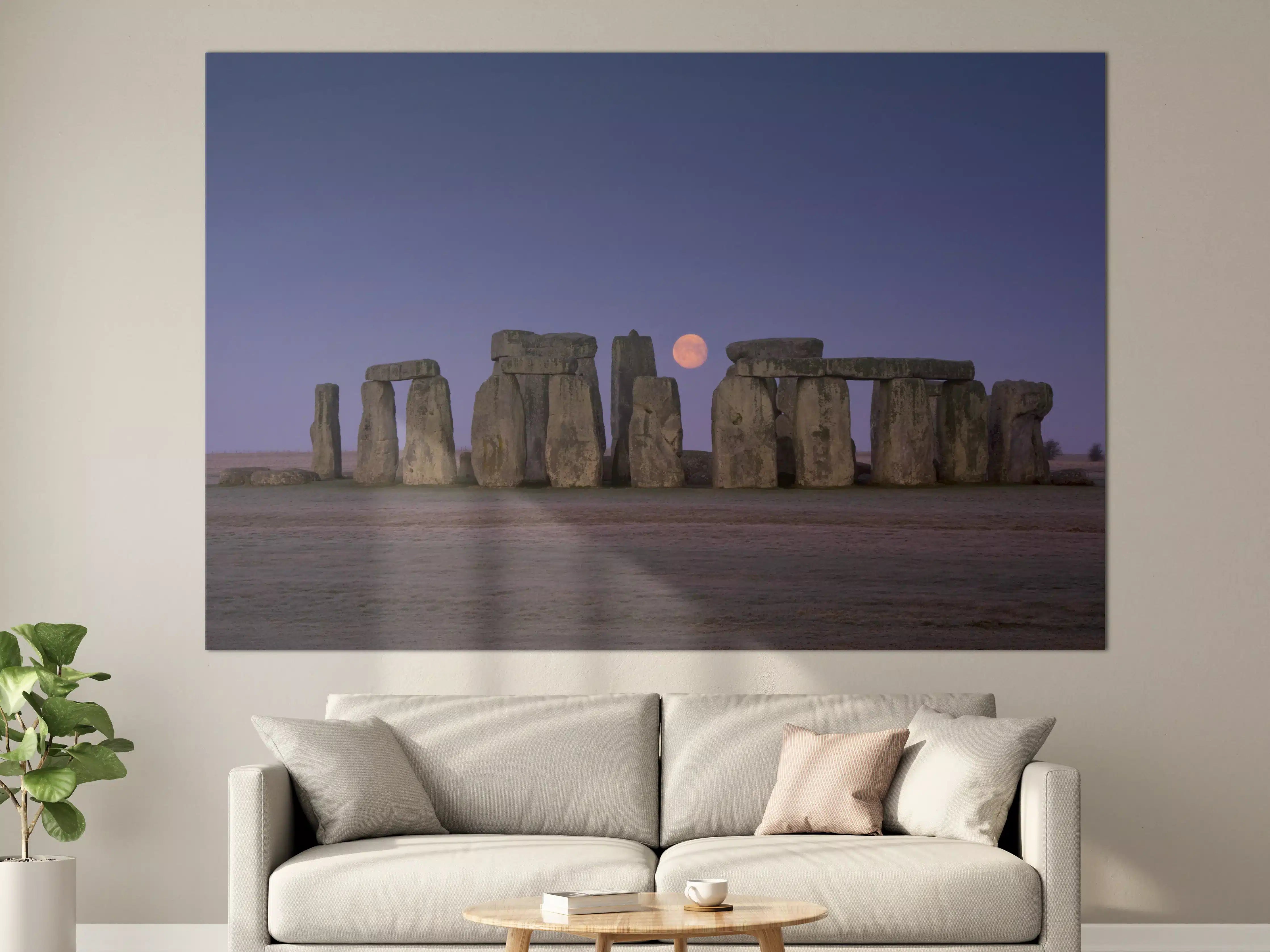 Große Wandbilder - Stonehenge bei Nacht -  England