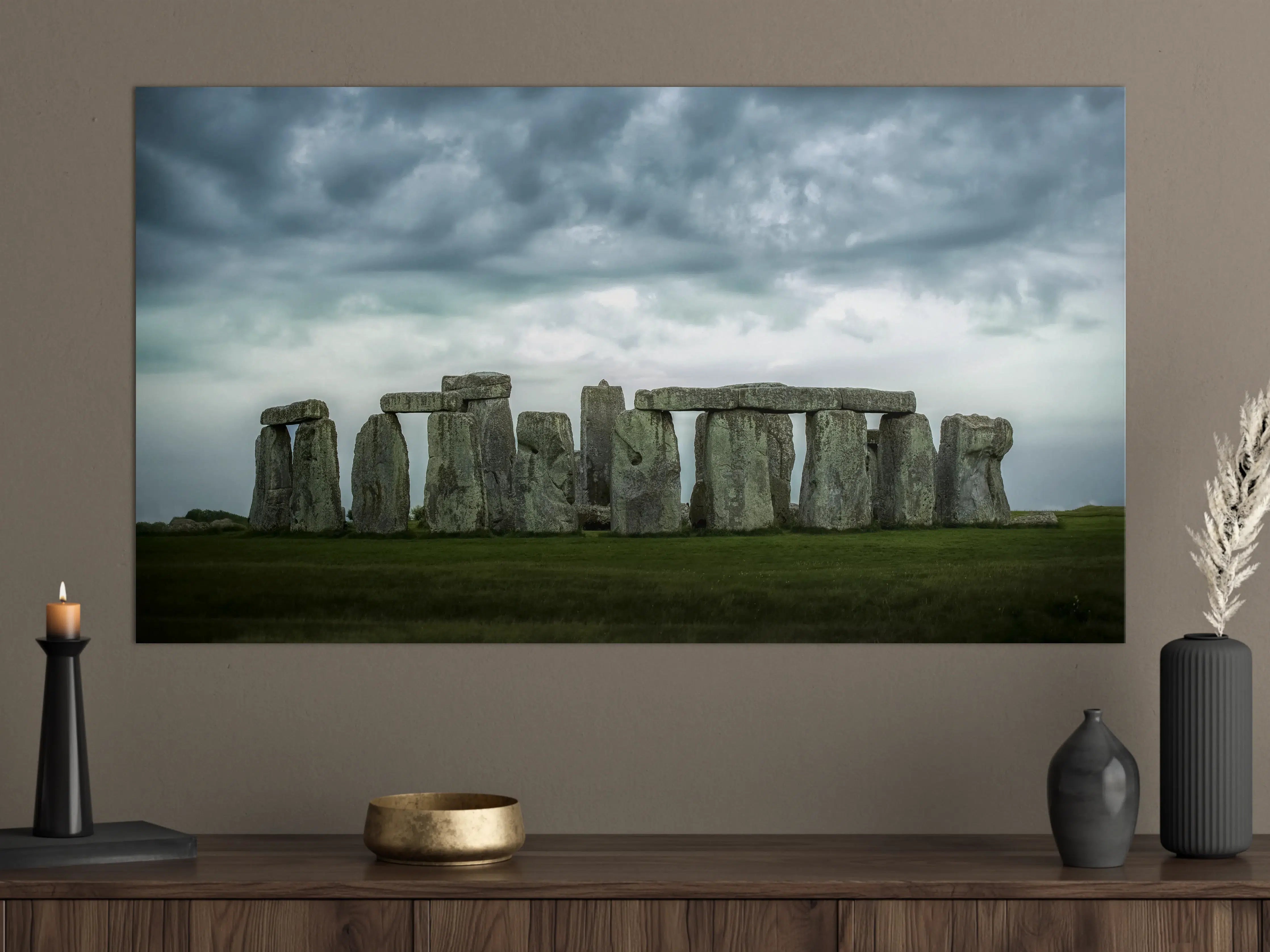 Große Wandbilder - Stonehenge bei Sturm