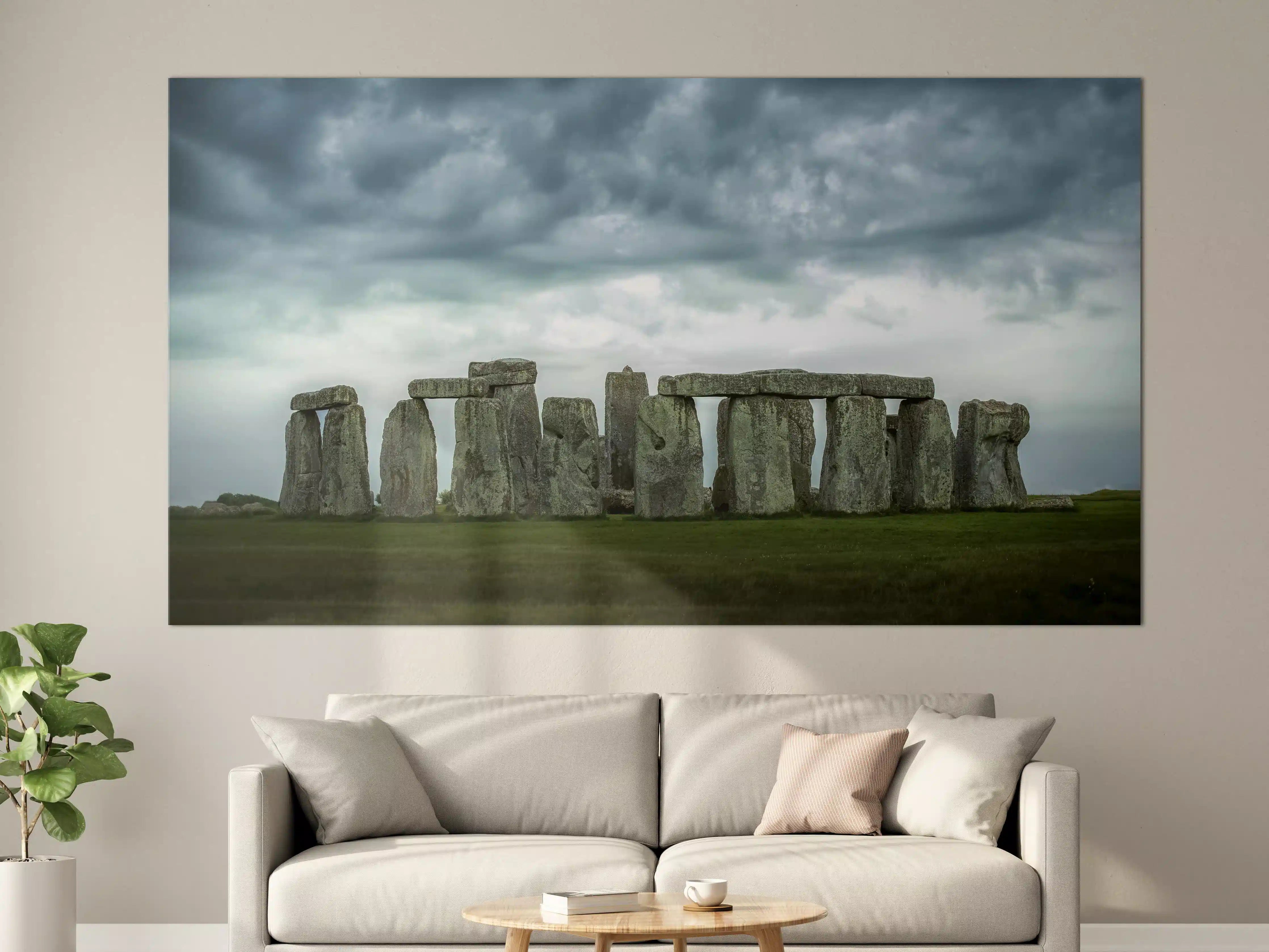 Große Wandbilder - Stonehenge bei Sturm