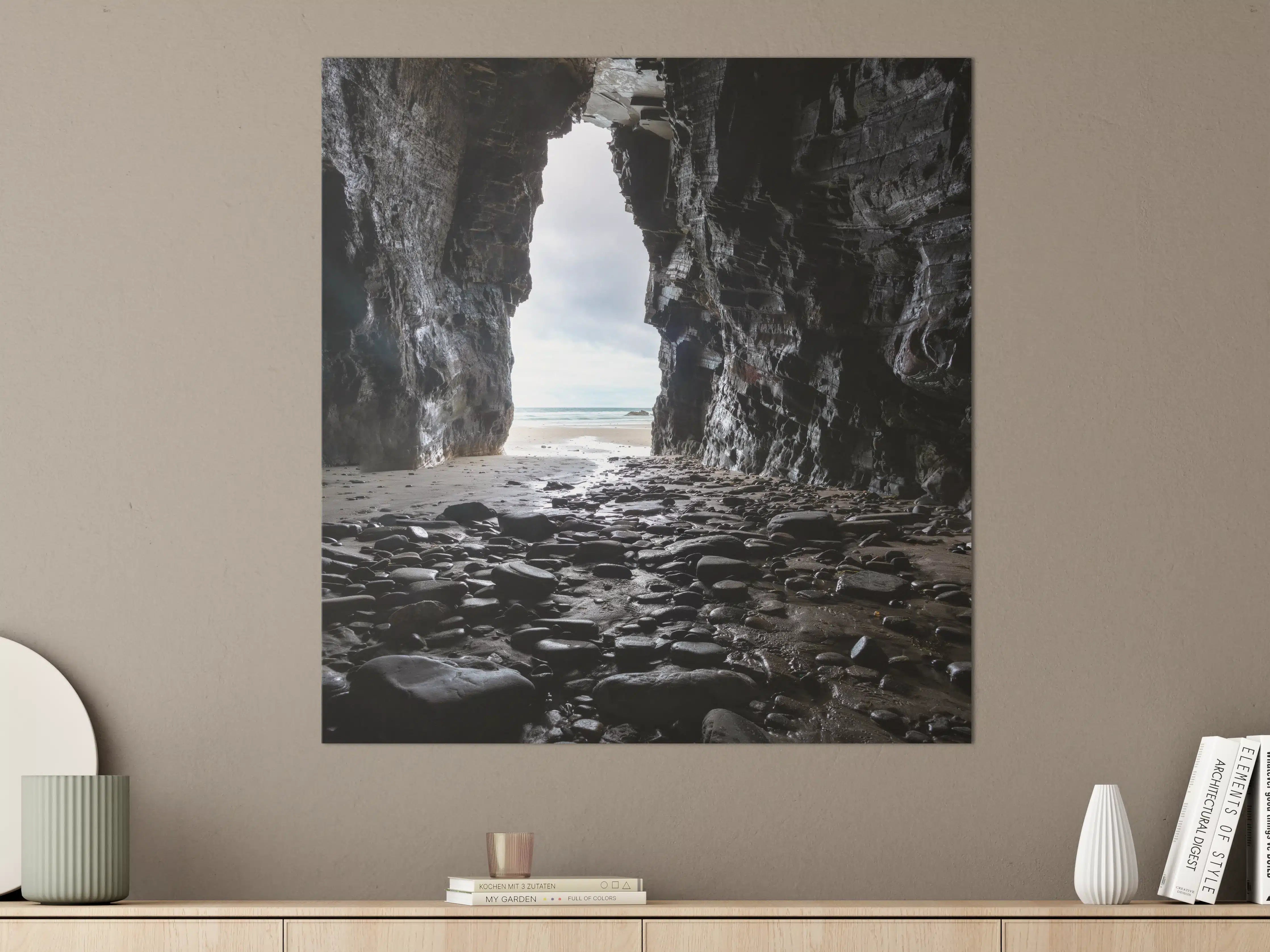 Große Wandbilder - Strandhöhle in Nordspanien