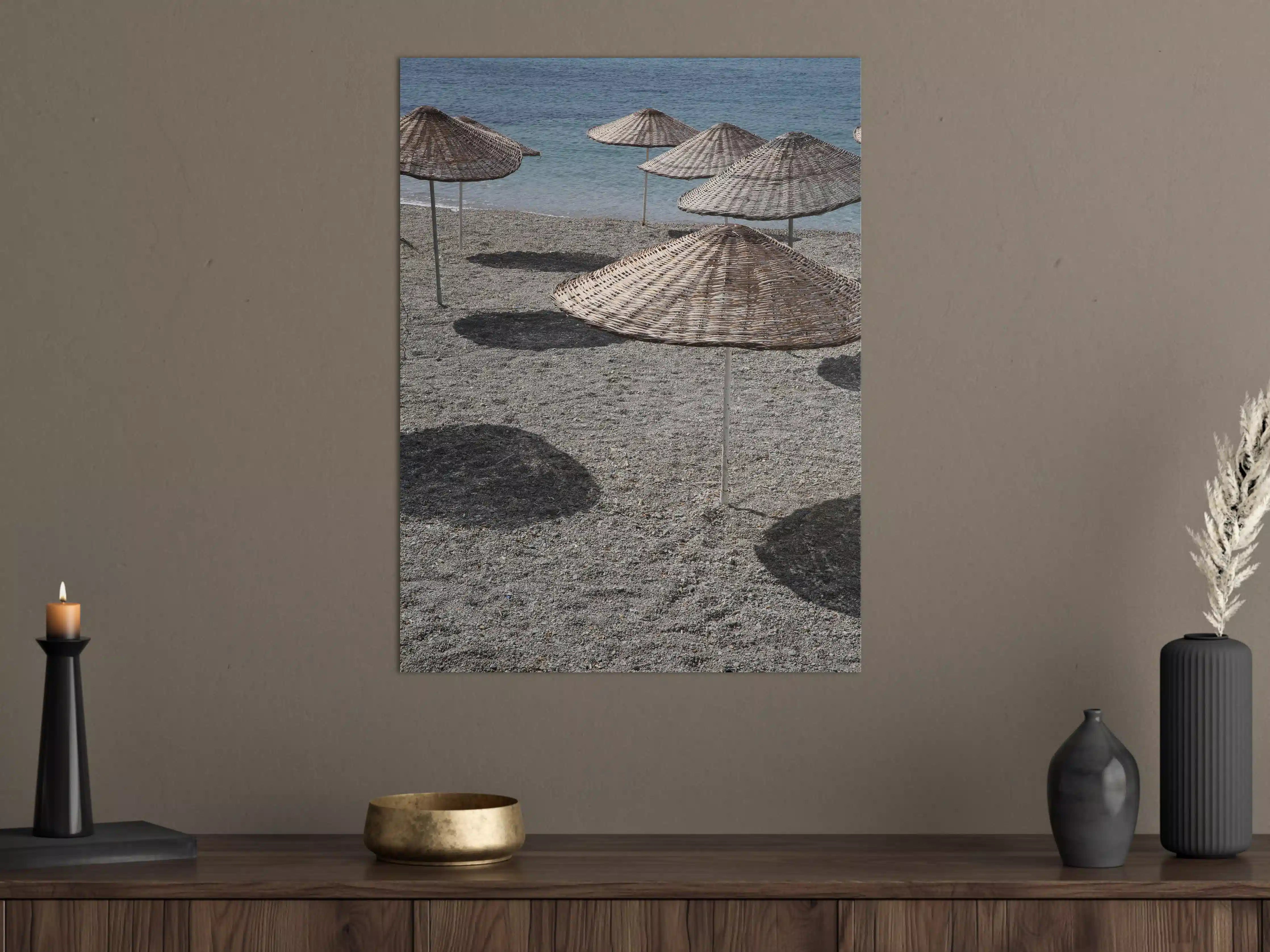 Große Wandbilder - Strandidylle mit Schattenplätzen