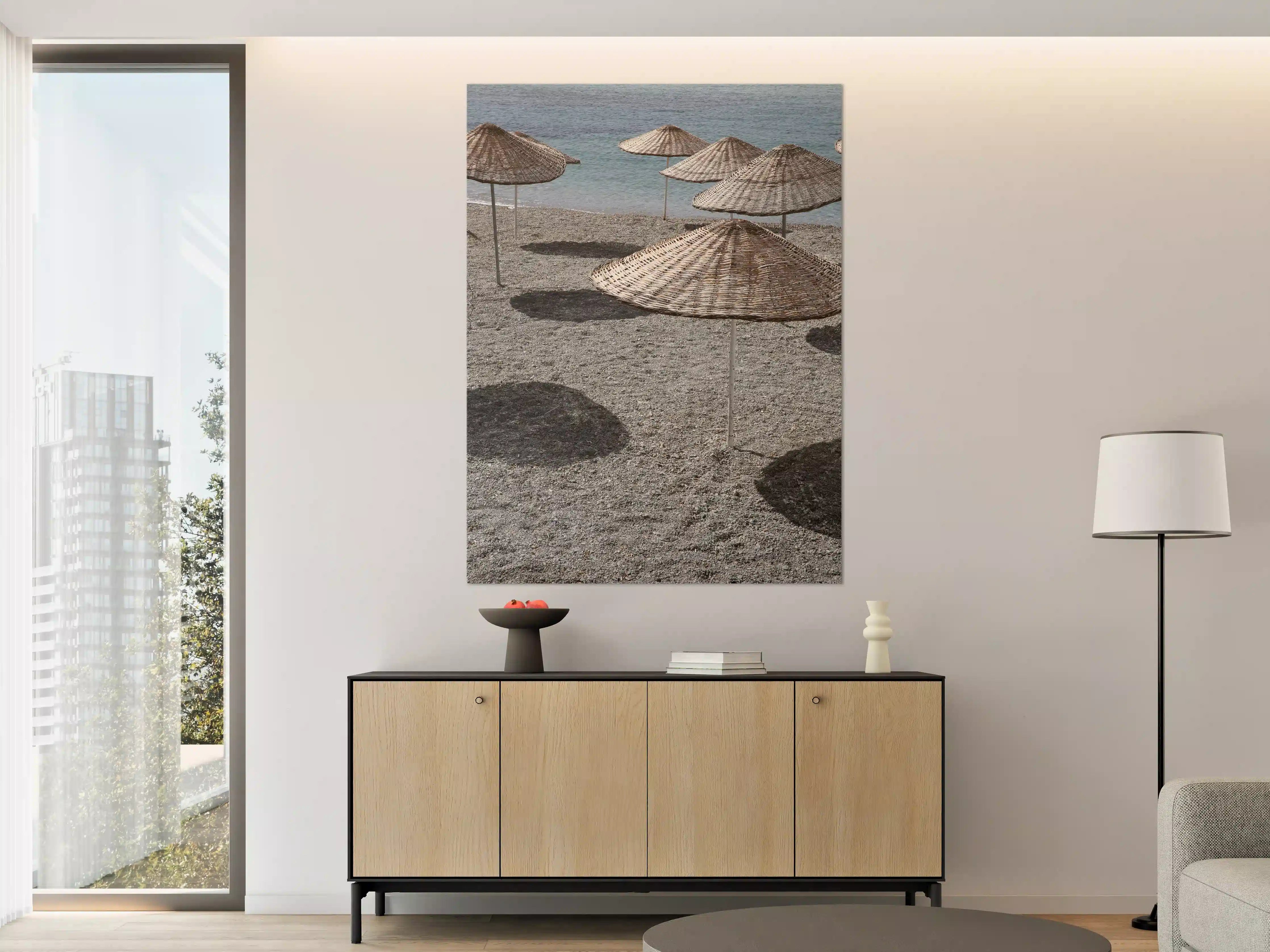 Große Wandbilder - Strandidylle mit Schattenplätzen