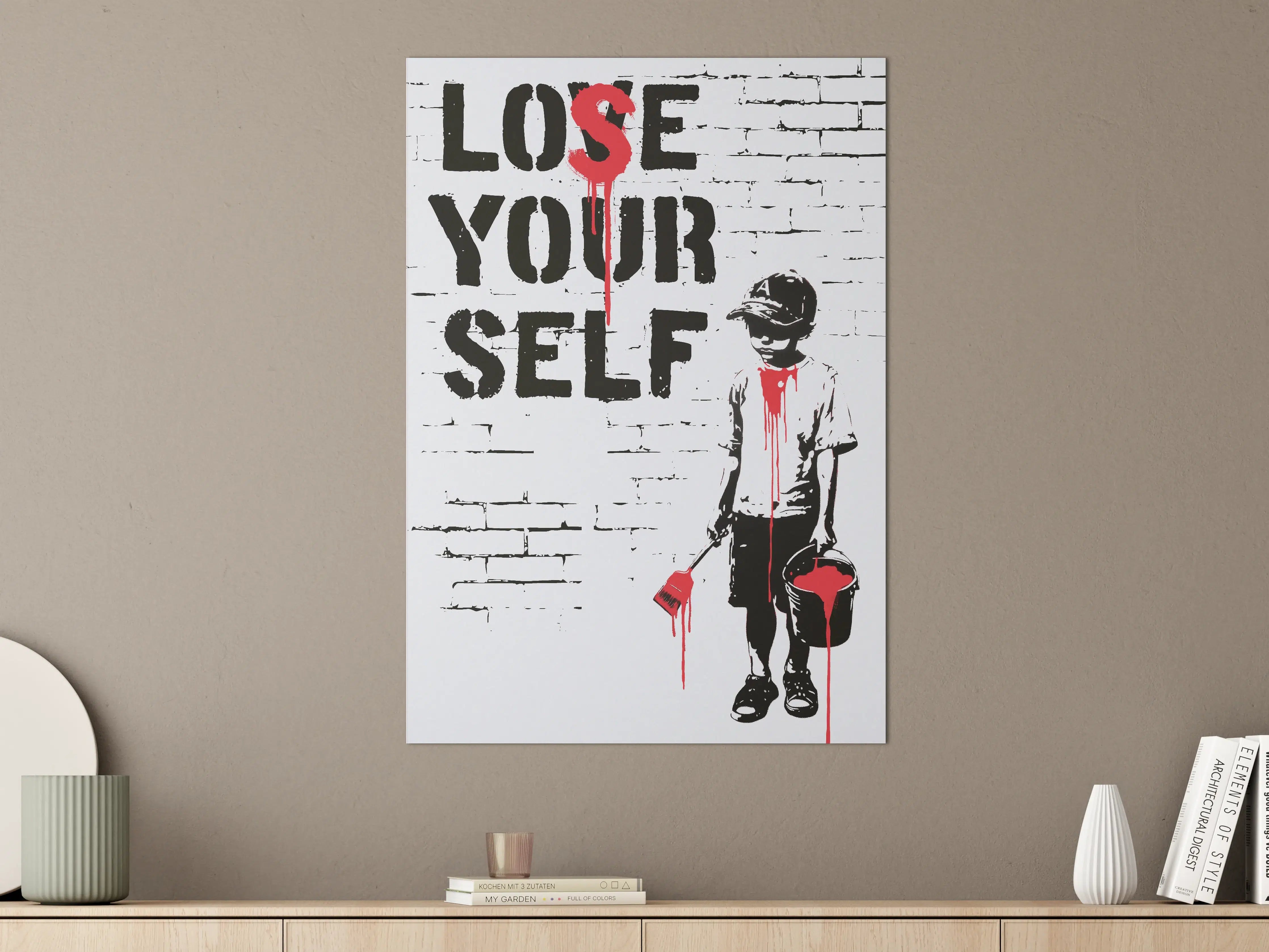 Große Wandbilder - Street Art mit Aufruf zur Selbstreflexion