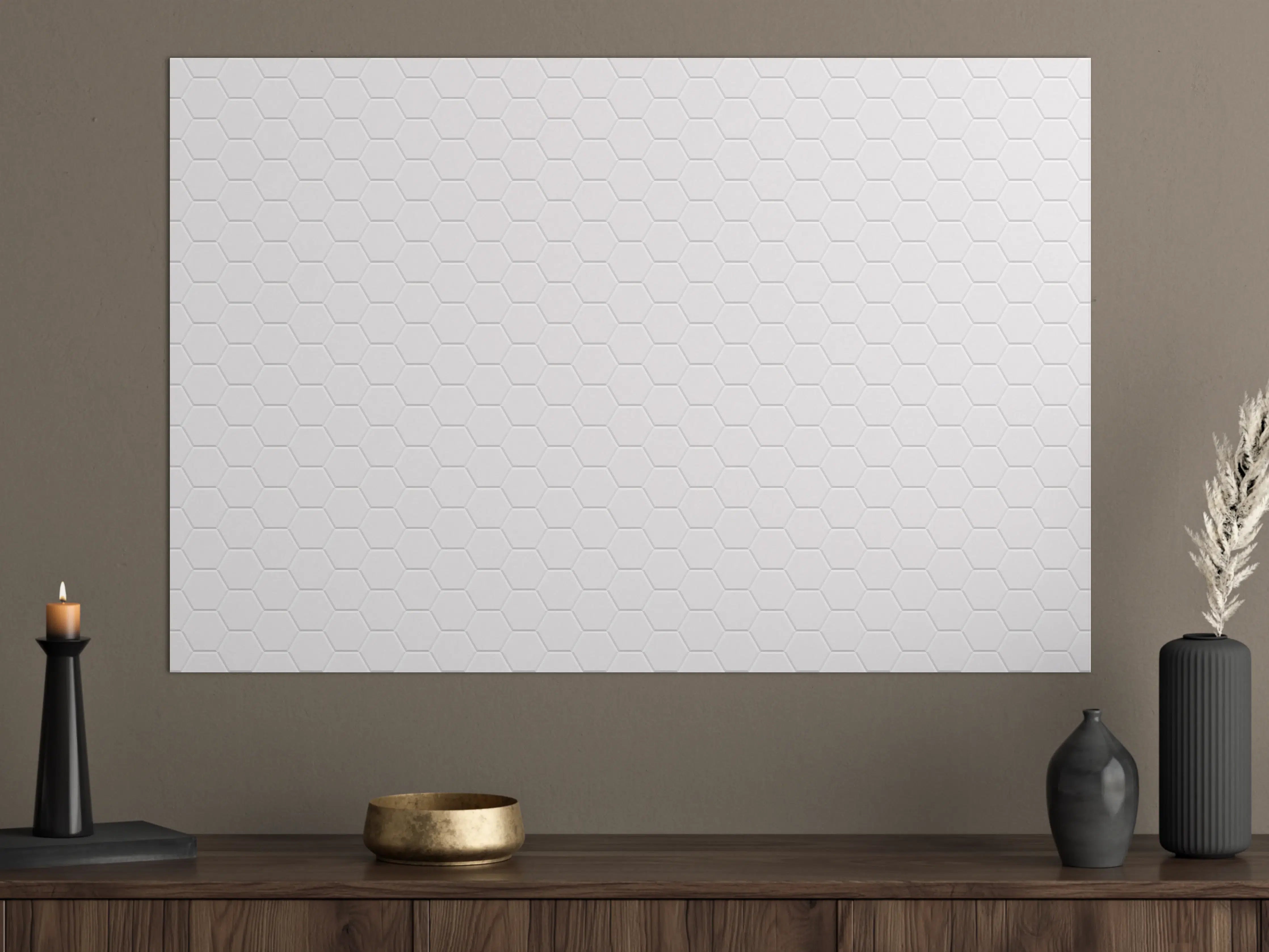Große Wandbilder - Stylische Weiß-Grau Wandtextur