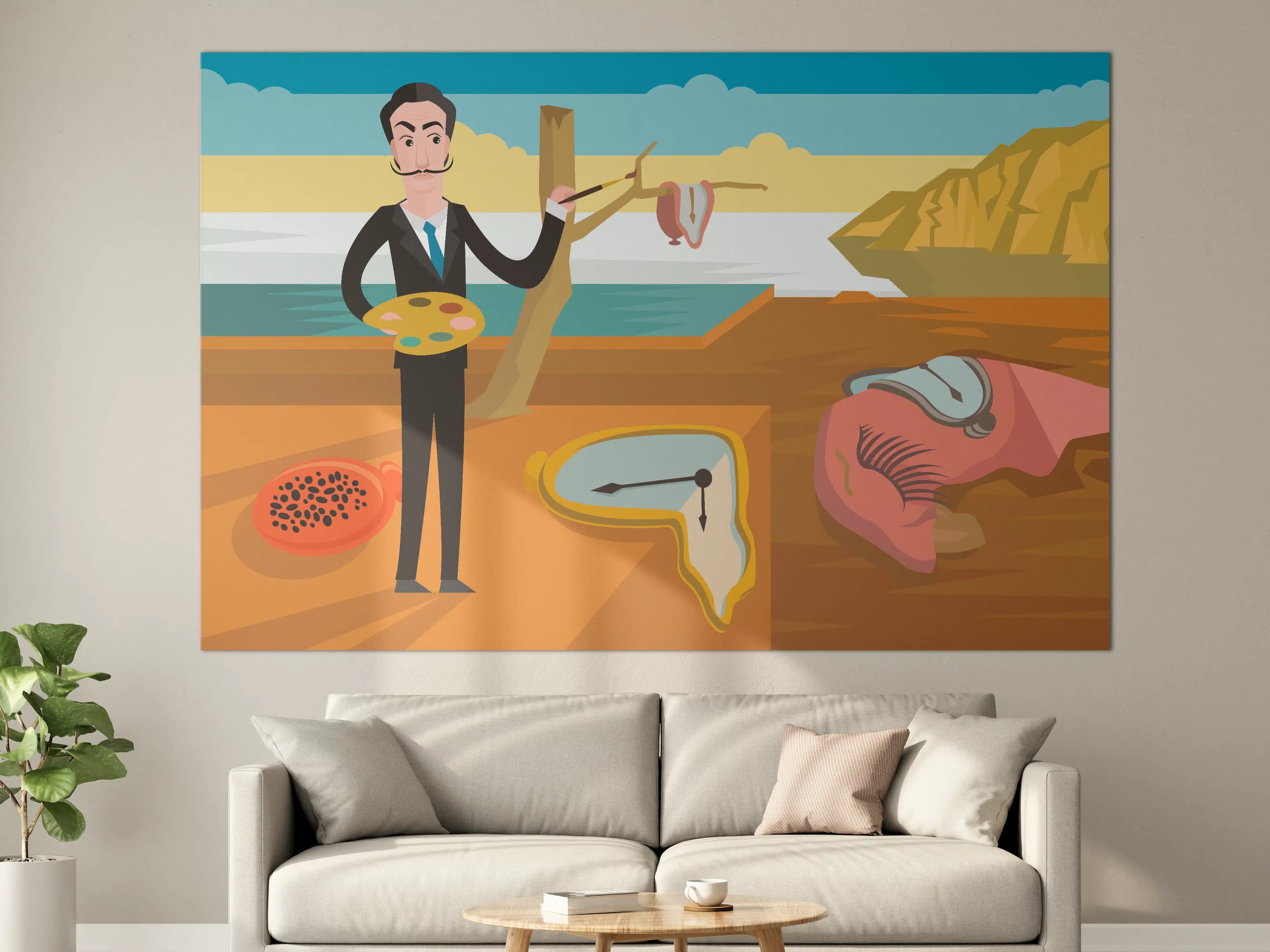 Große Wandbilder - Surrealismus Meeresblick Malerei