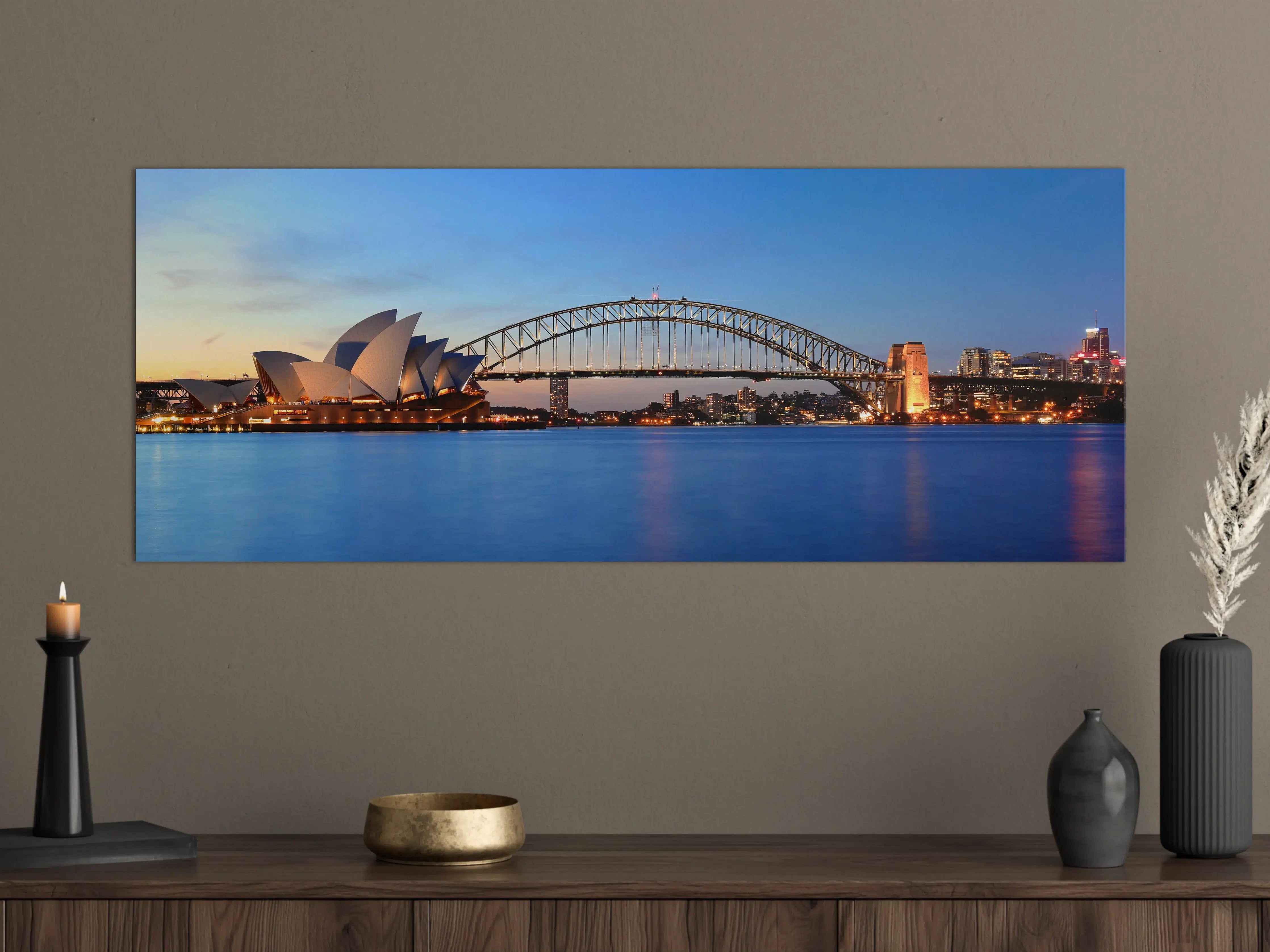 Große Wandbilder - Sydney Opernhaus bei Sonnenuntergang