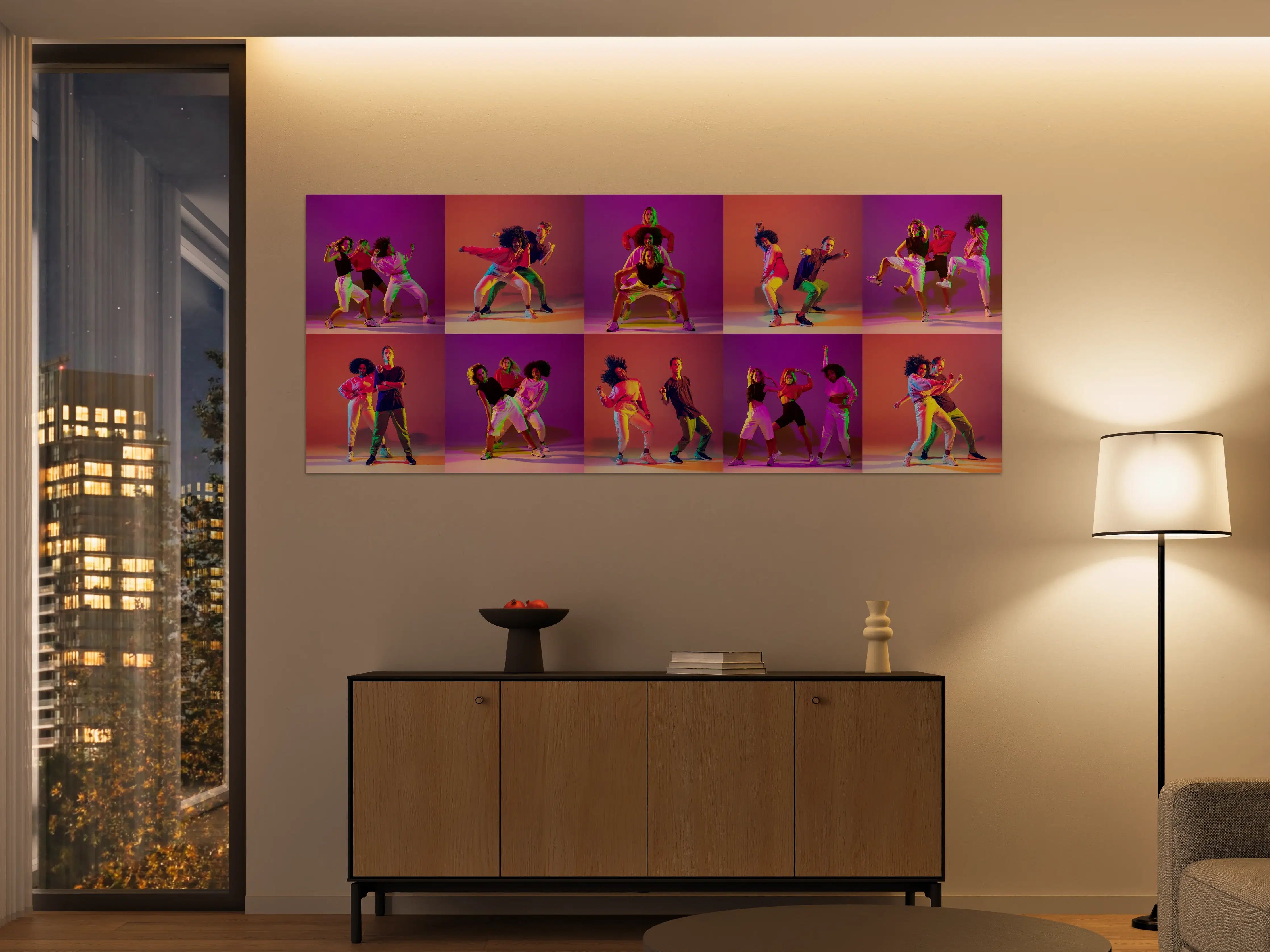 Große Wandbilder - Tanzkurs Muster