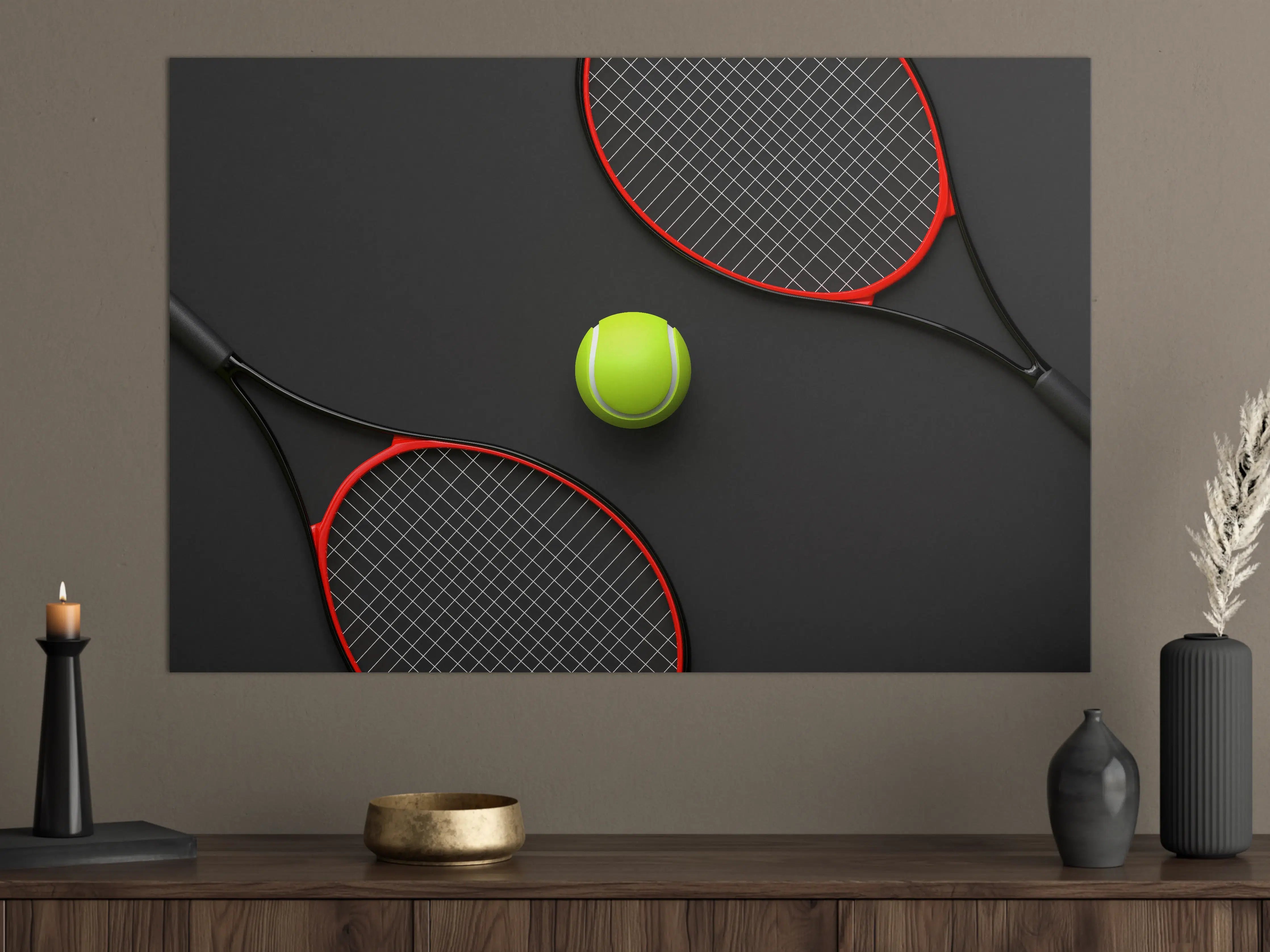 Große Wandbilder - Tennis - 3D Render