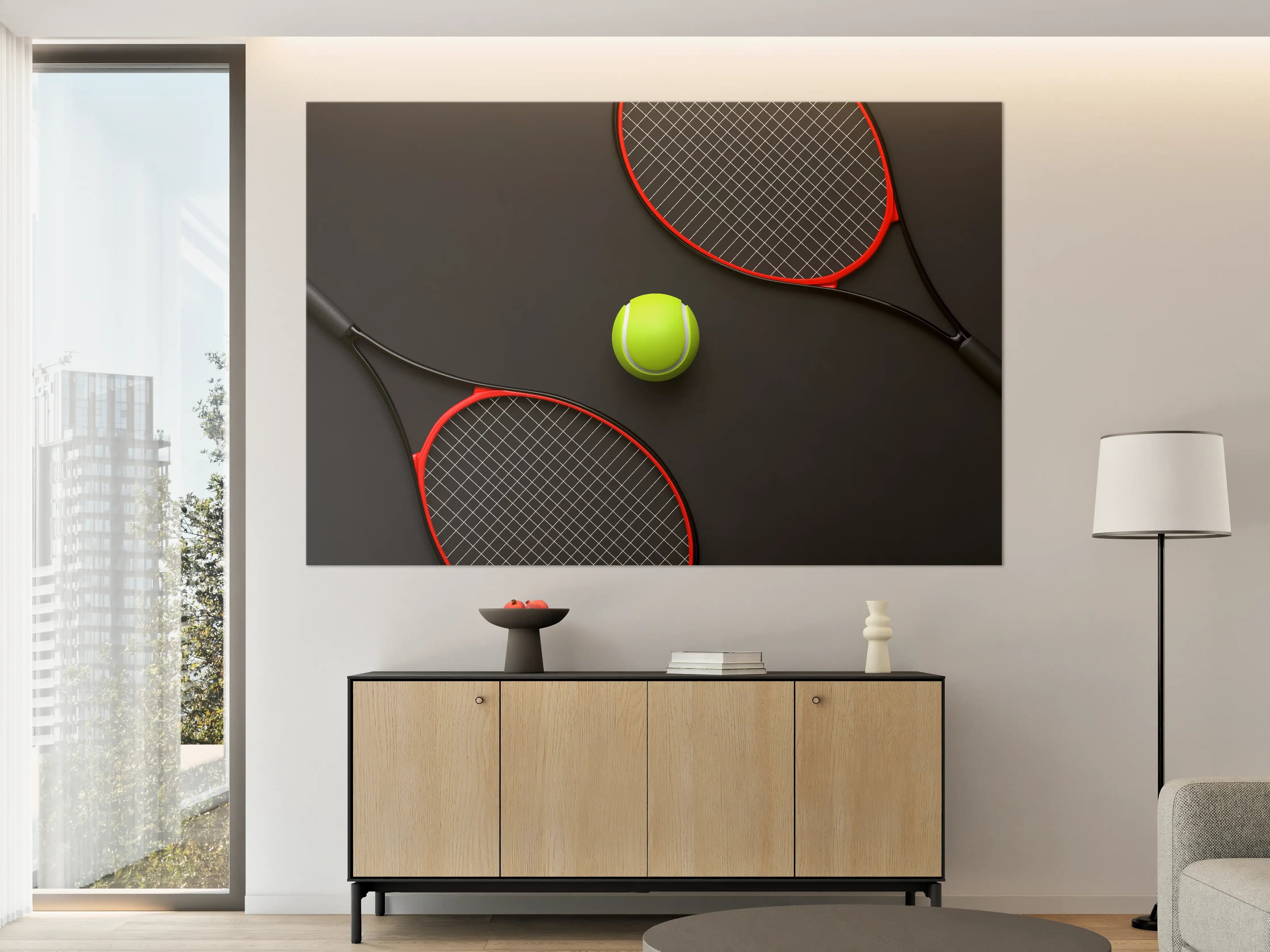 Große Wandbilder - Tennis - 3D Render