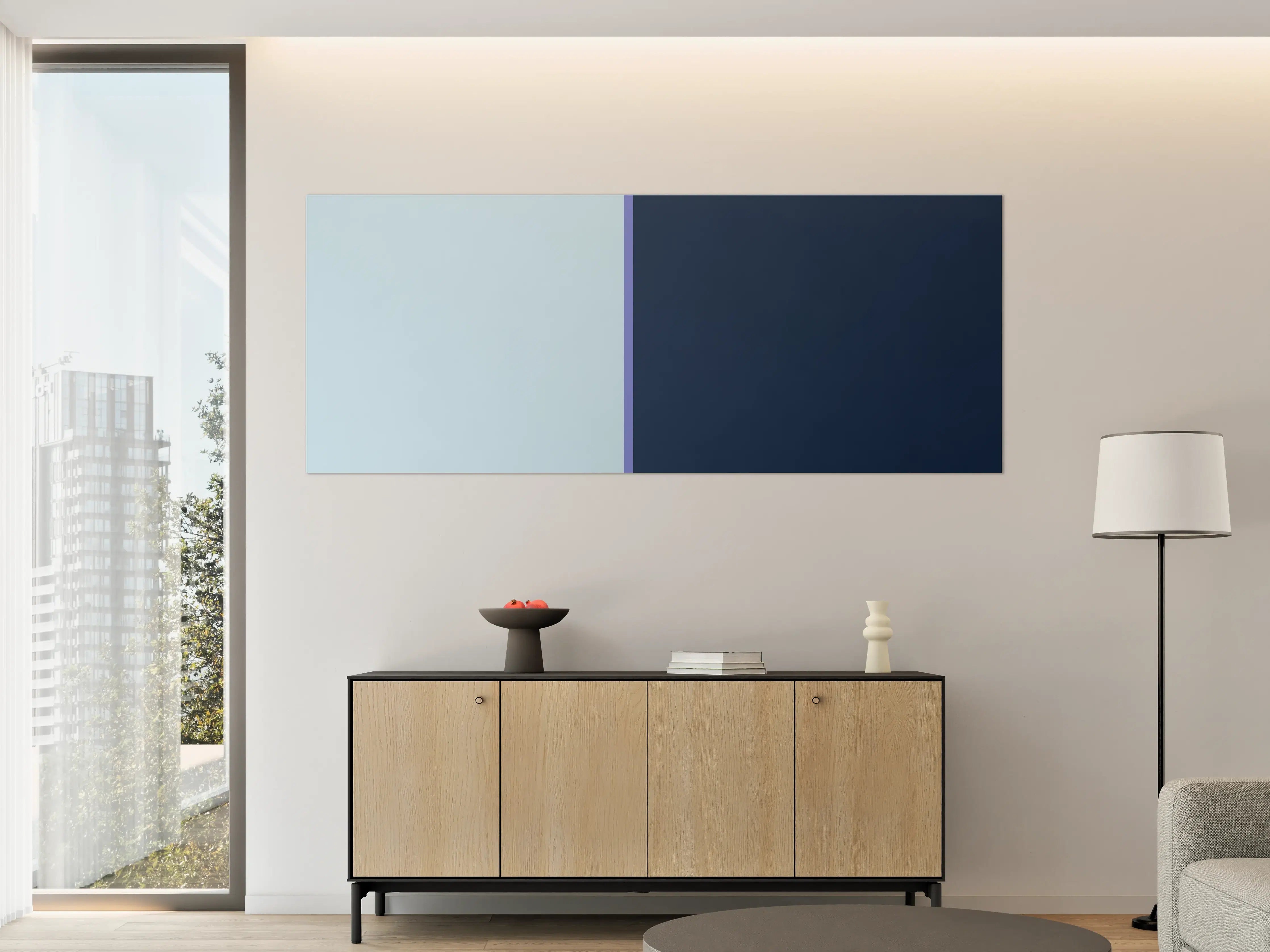 Große Wandbilder - The Blues - Easy Vertical - Blueberry
