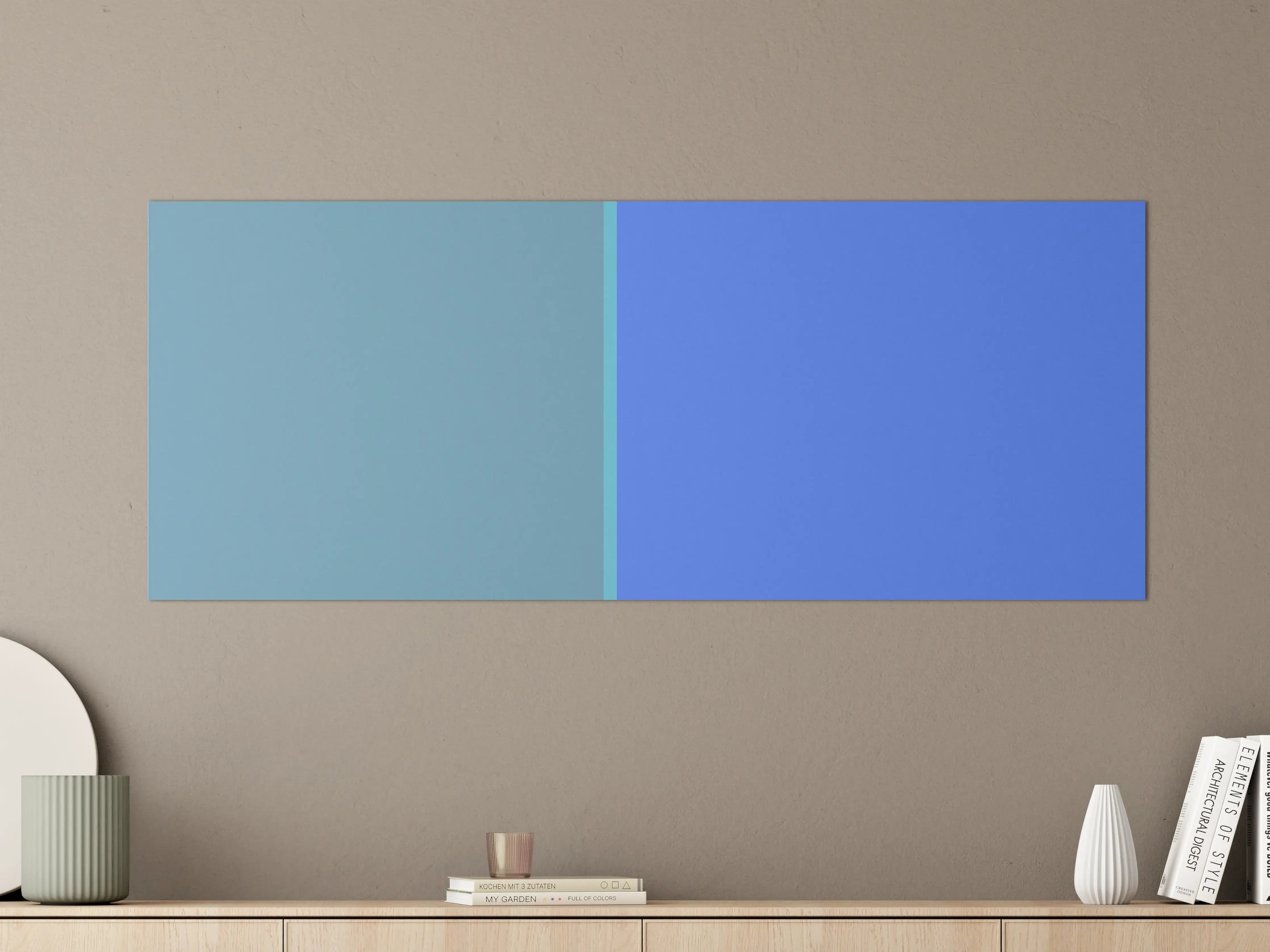 Große Wandbilder - The Blues - Easy Vertical - Cornflower